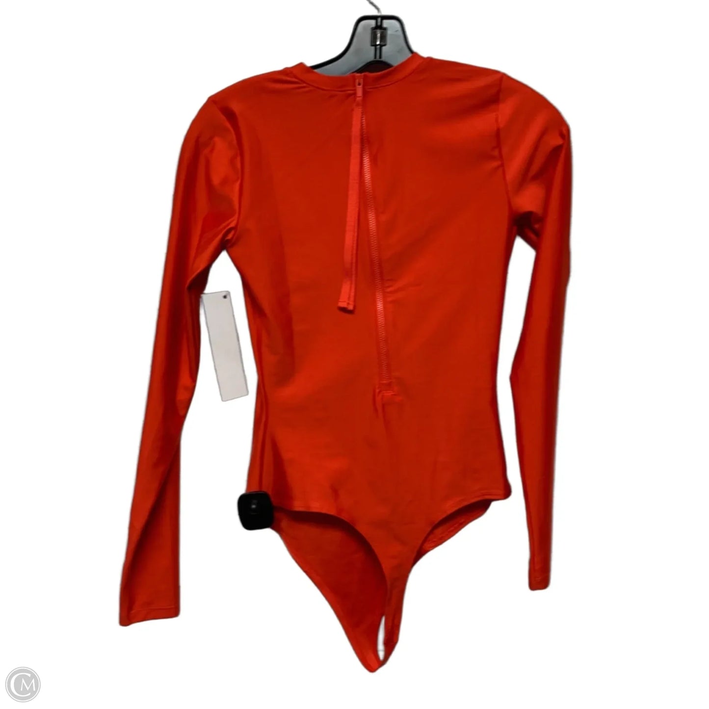 Bodysuit Luxury Designer By Jordan In Orange, Size: S