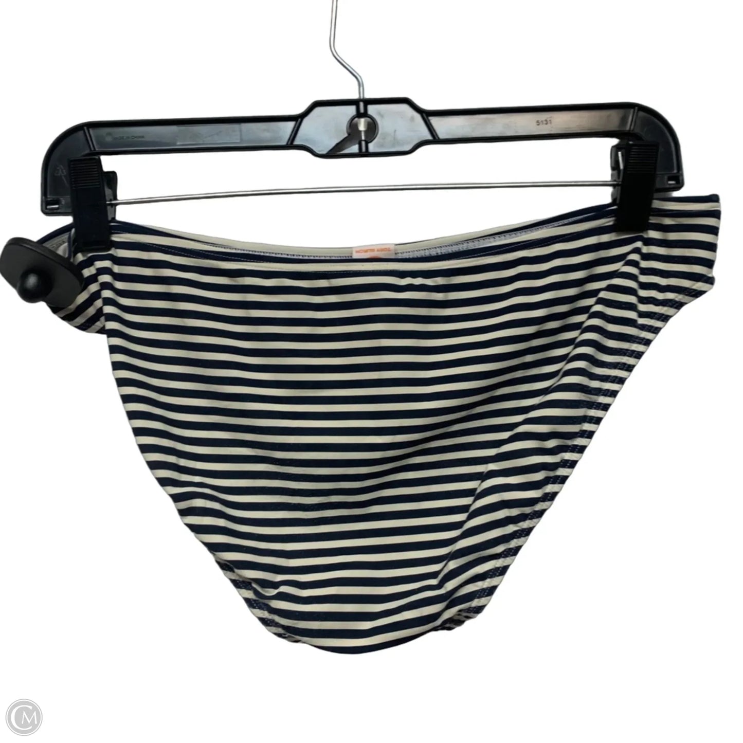 Swimsuit Designer By Tory Burch In Striped Pattern, Size: L