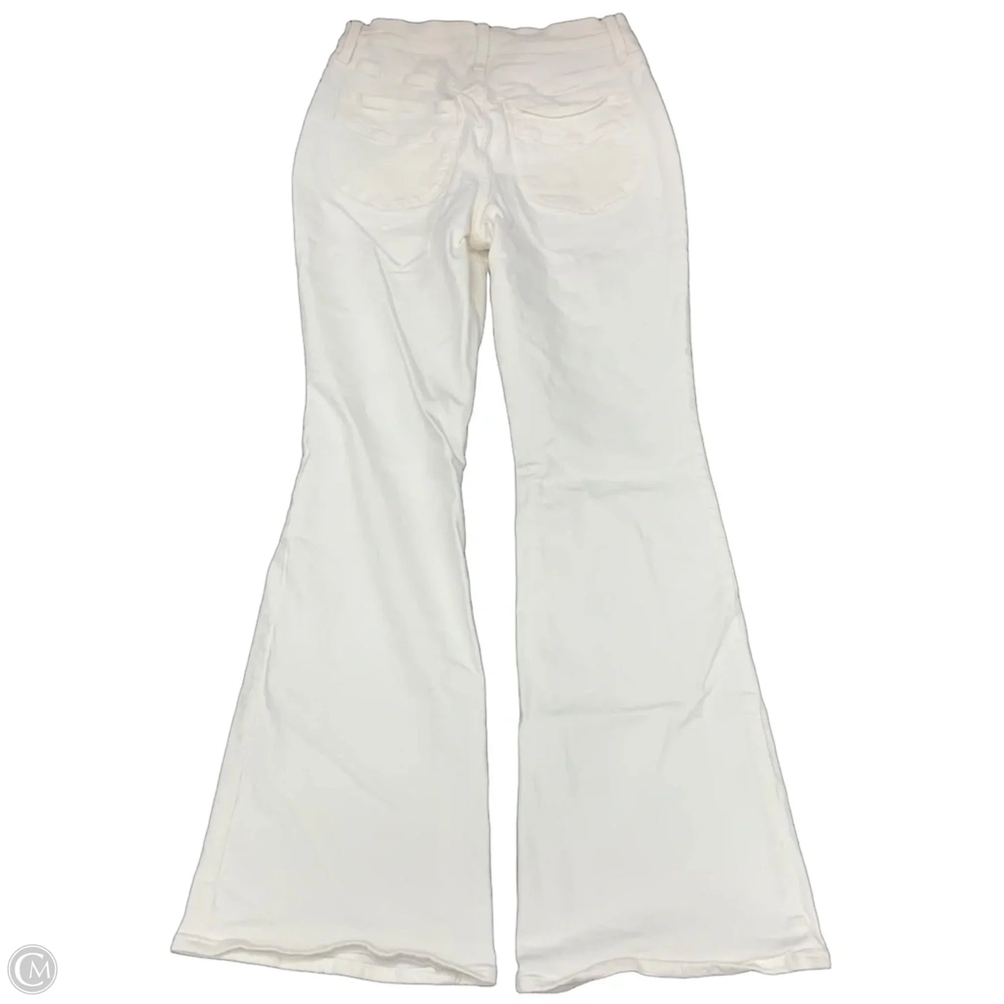 Jeans Flared By Madewell In White Denim, Size: 6