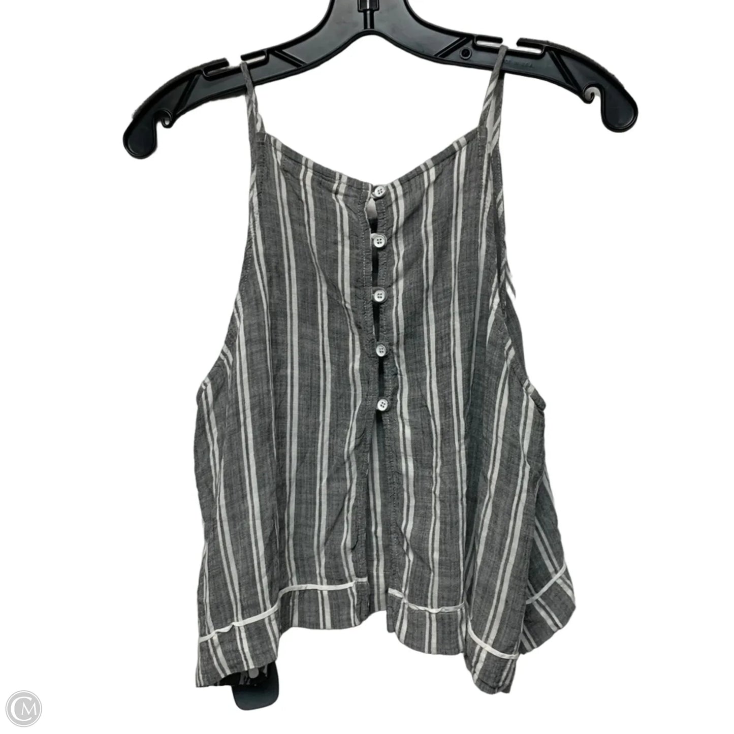 Top Sleeveless By Cloth & Stone In Striped Pattern, Size: L