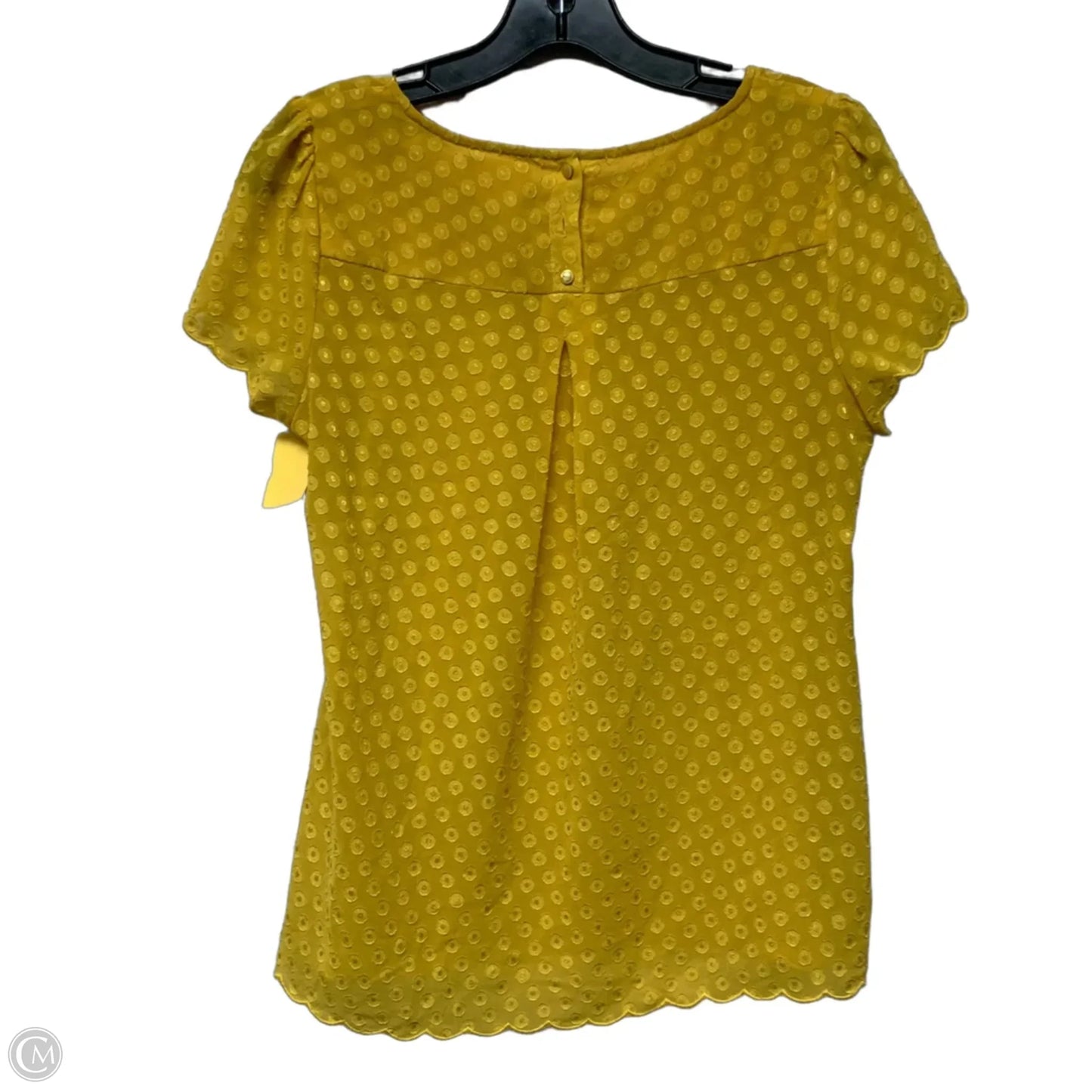 Top Short Sleeve By Maeve In Yellow, Size: Xs