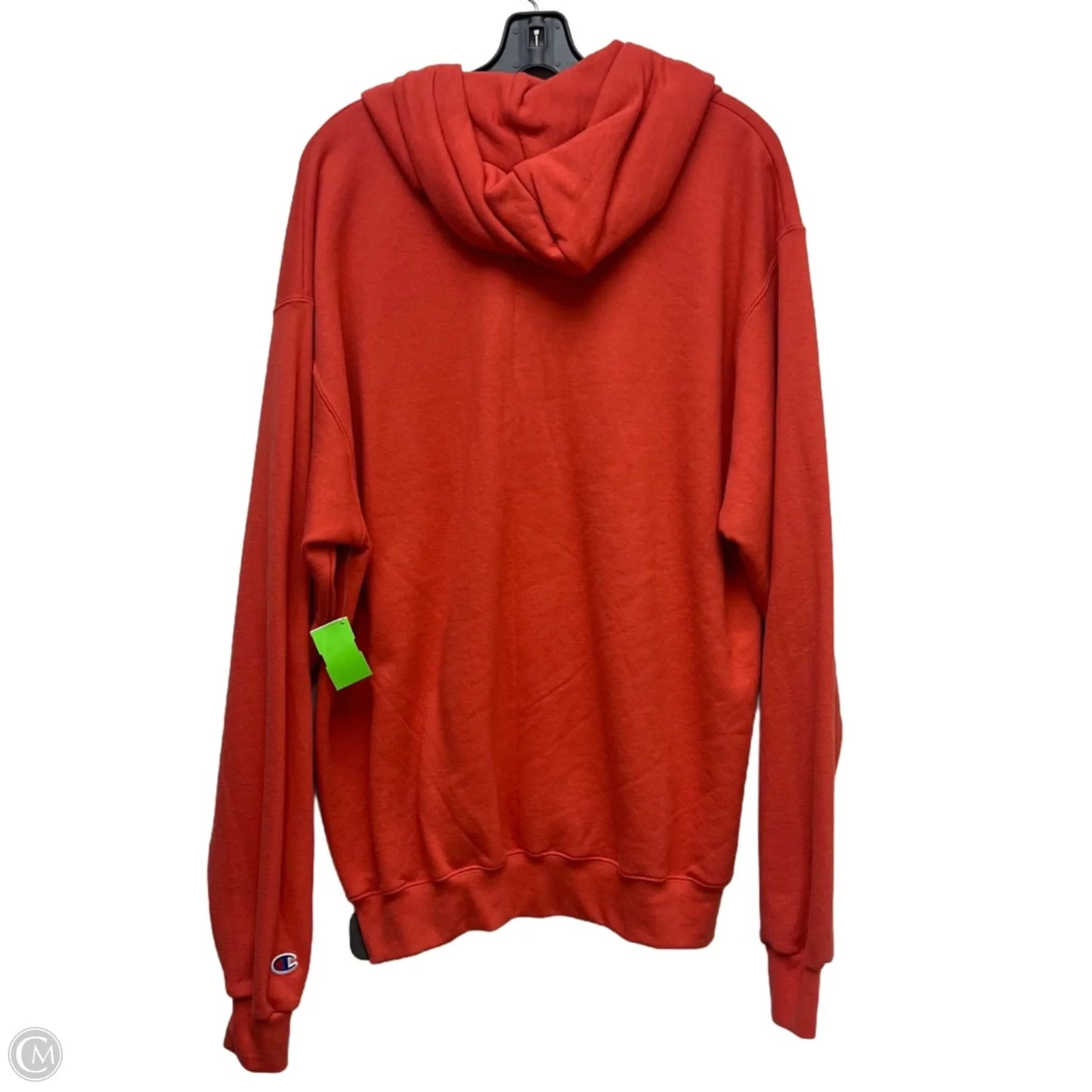 Athletic Jacket By Champion In Orange, Size: L