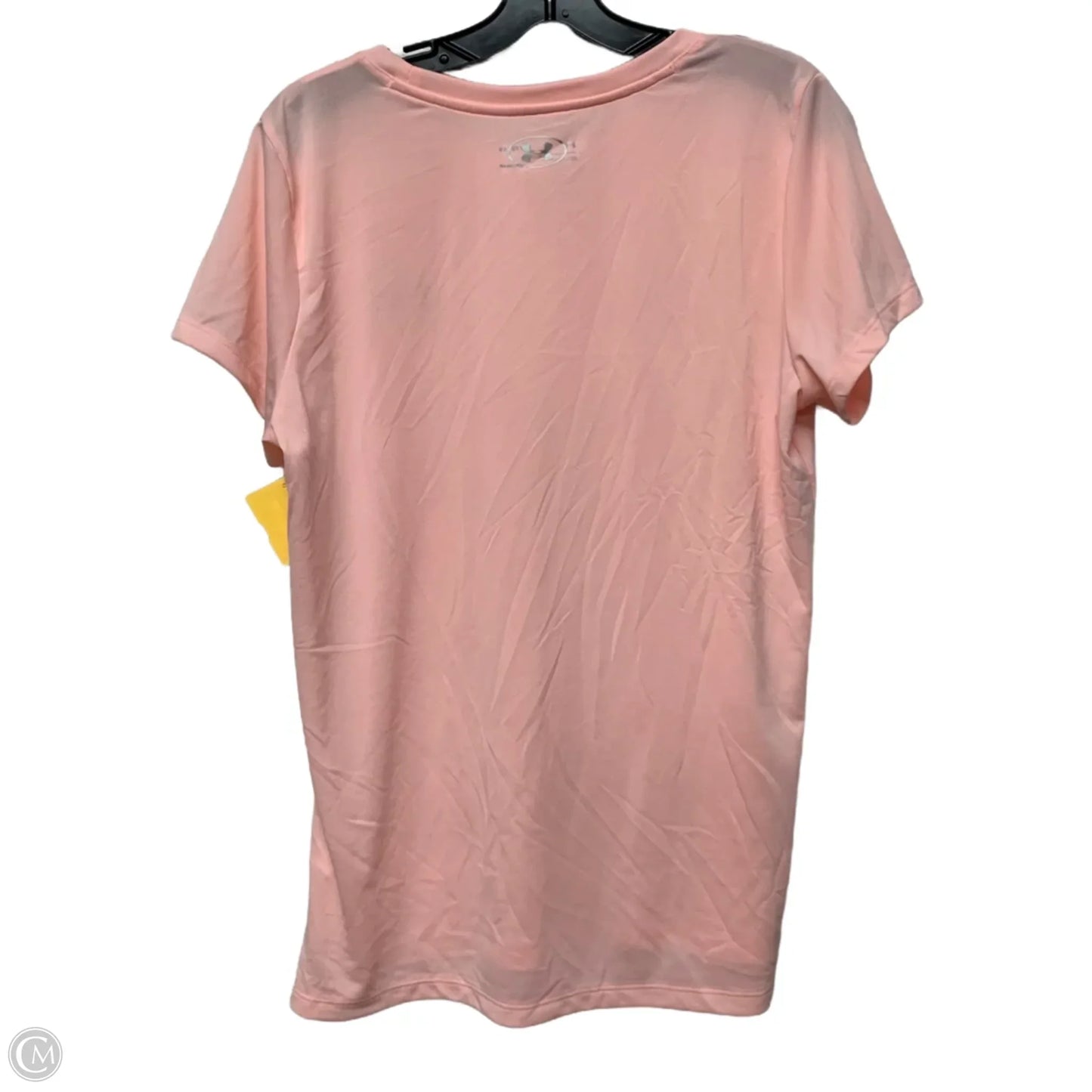 Athletic Top Short Sleeve By Under Armour In Pink, Size: Xl