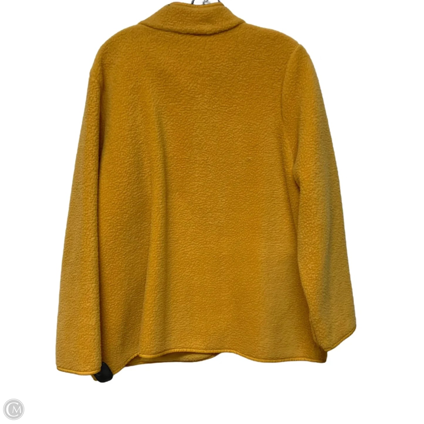 Jacket Faux Fur & Sherpa By Talbots In Yellow, Size: 2x