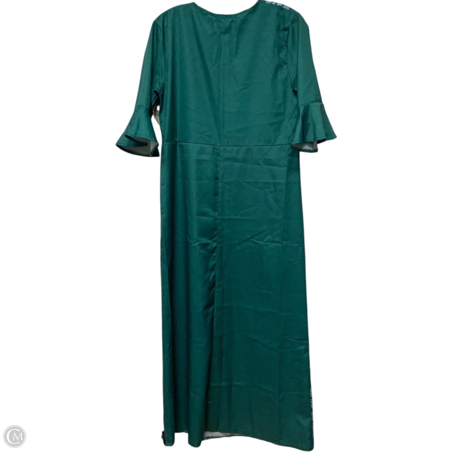 Dress Casual Midi By Misslook In Blue & Green, Size: M