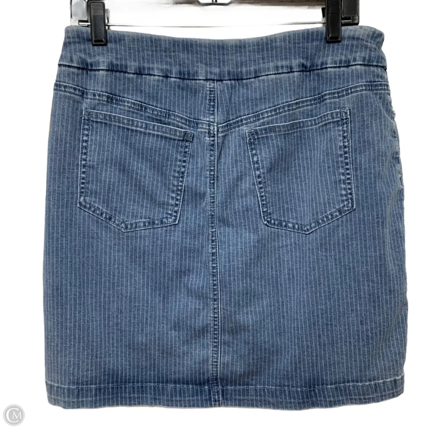 Skort By Chicos In Blue Denim, Size: S