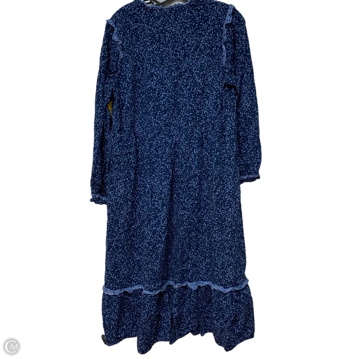 Dress Casual Midi By Universal Thread In Blue, Size: L