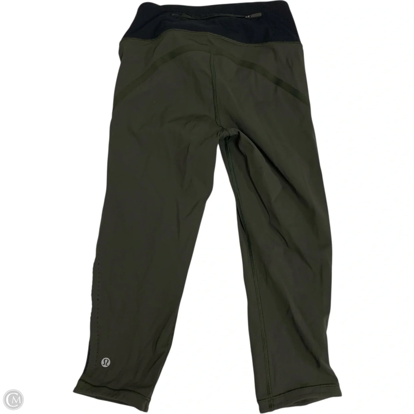 Athletic Leggings Capris By Lululemon In Green, Size: Xs