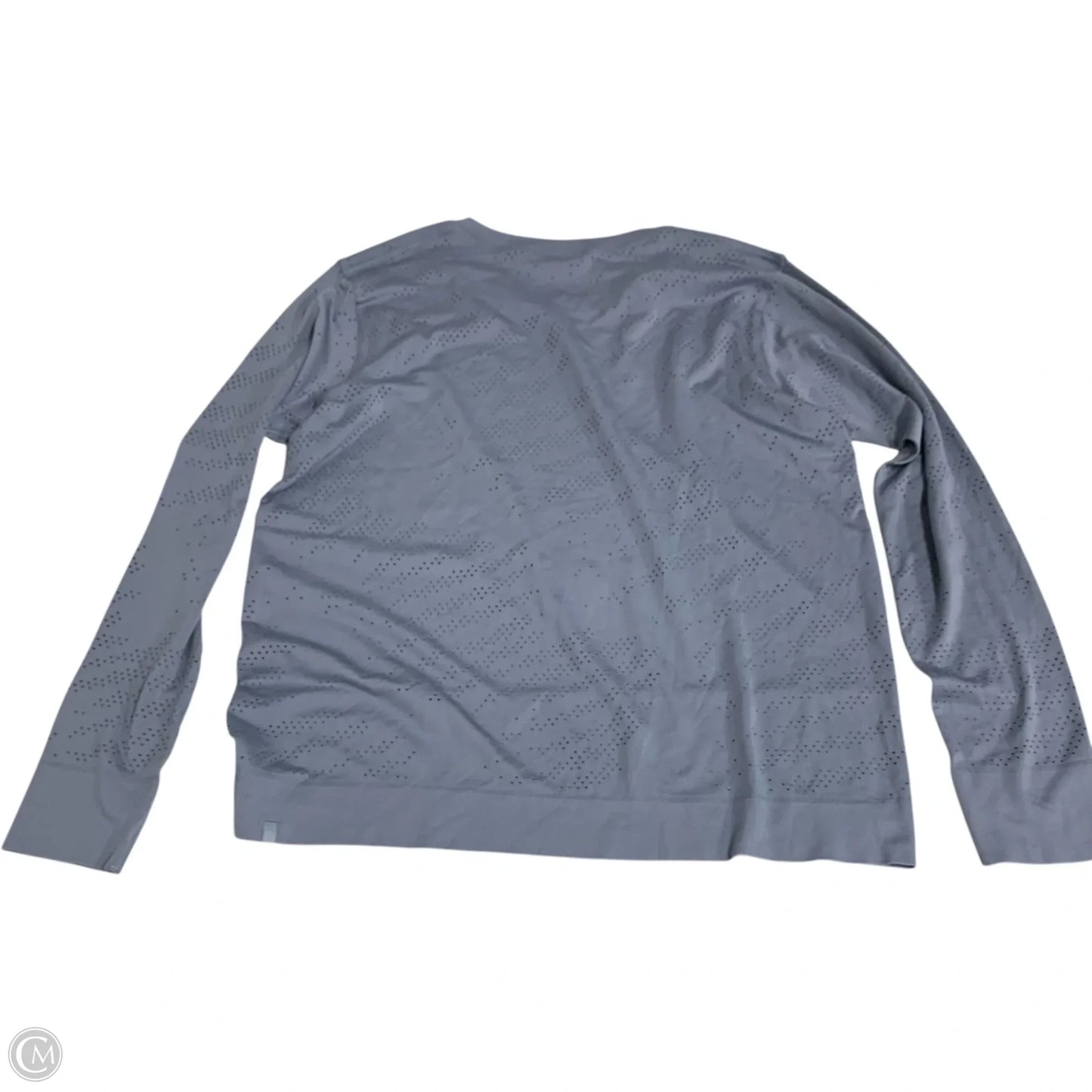 Athletic Top Long Sleeve Crewneck By Lululemon In Blue, Size: L