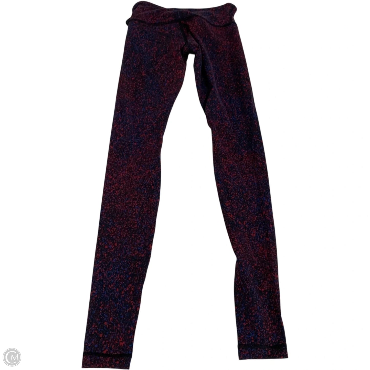 Athletic Leggings By Lululemon In Blue & Red, Size: Xs