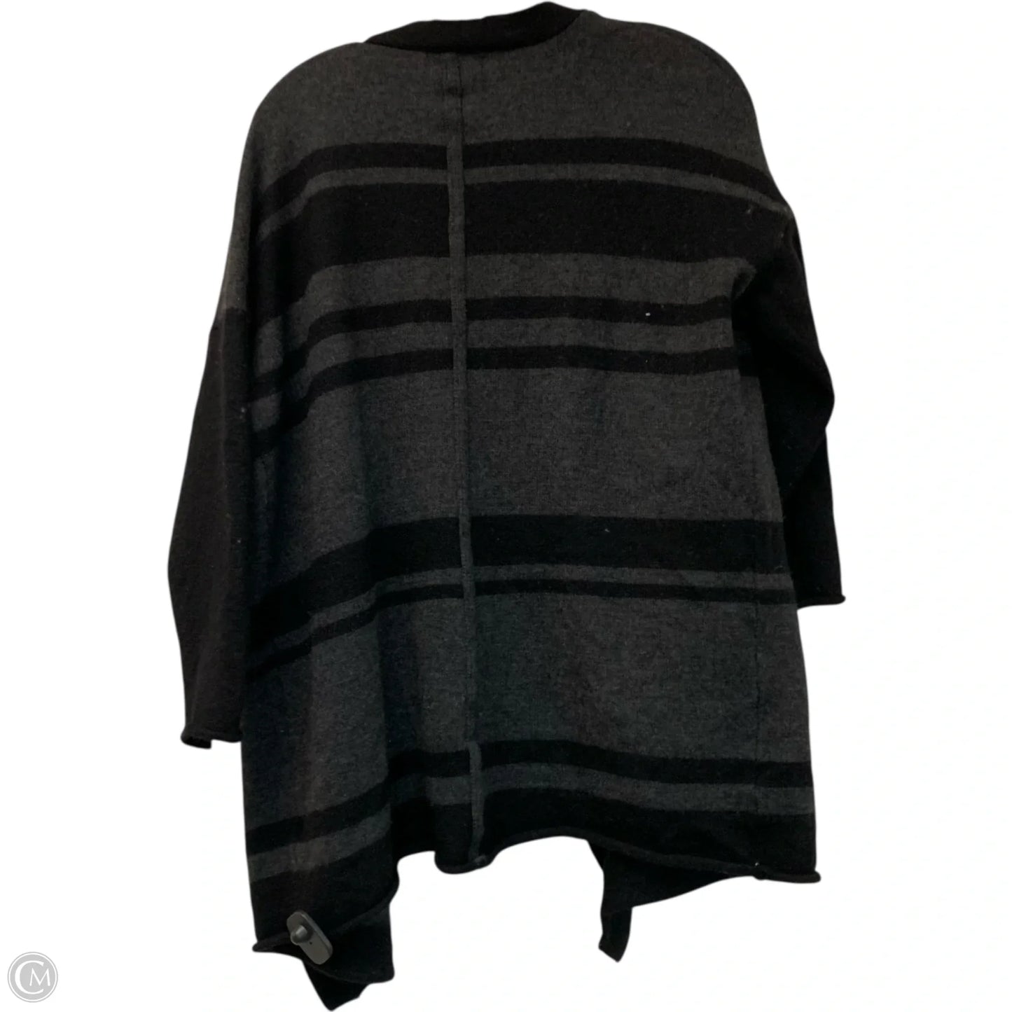 Cardigan By Cynthia Rowley In Black & Grey, Size: 1x