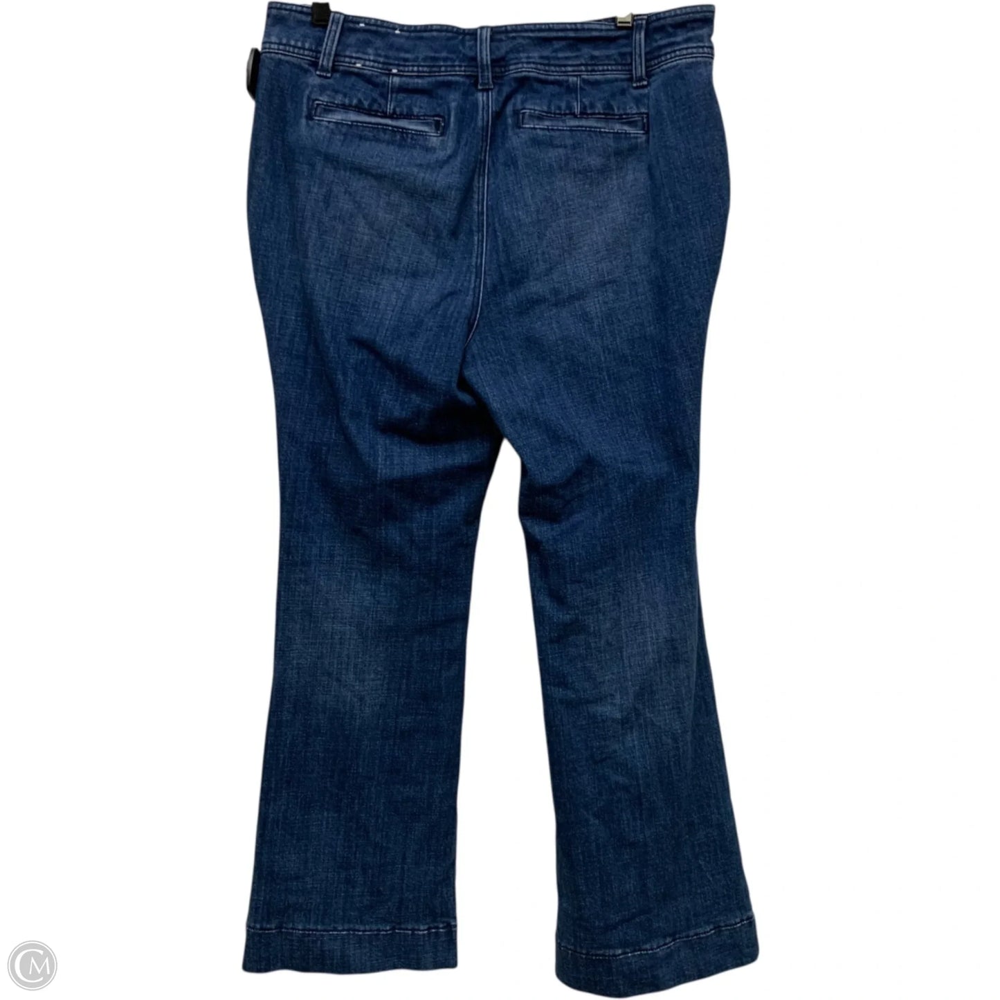 Jeans Flared By Talbots In Blue Denim, Size: 14p