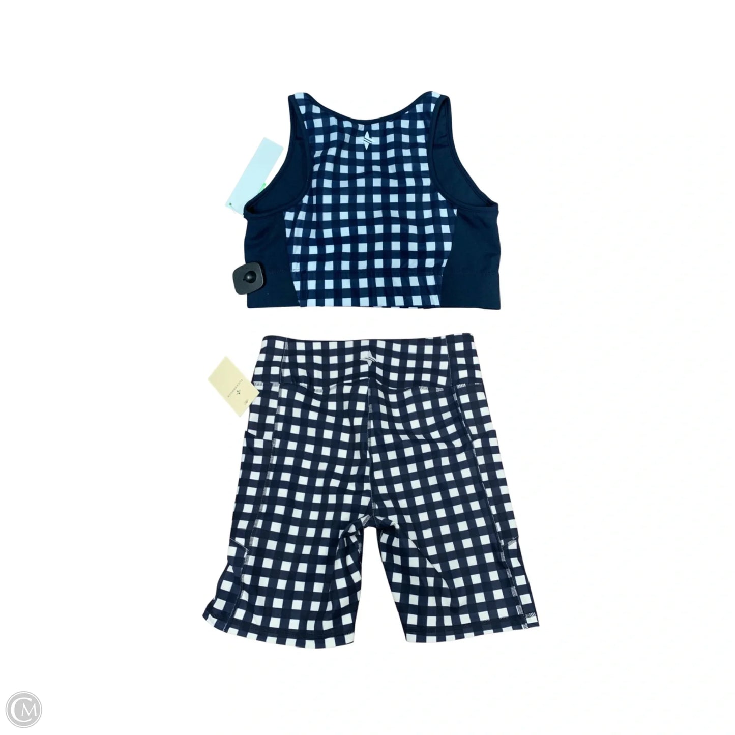 Athletic Shorts 2pc By Tuckernuck In Blue & White, Size: M