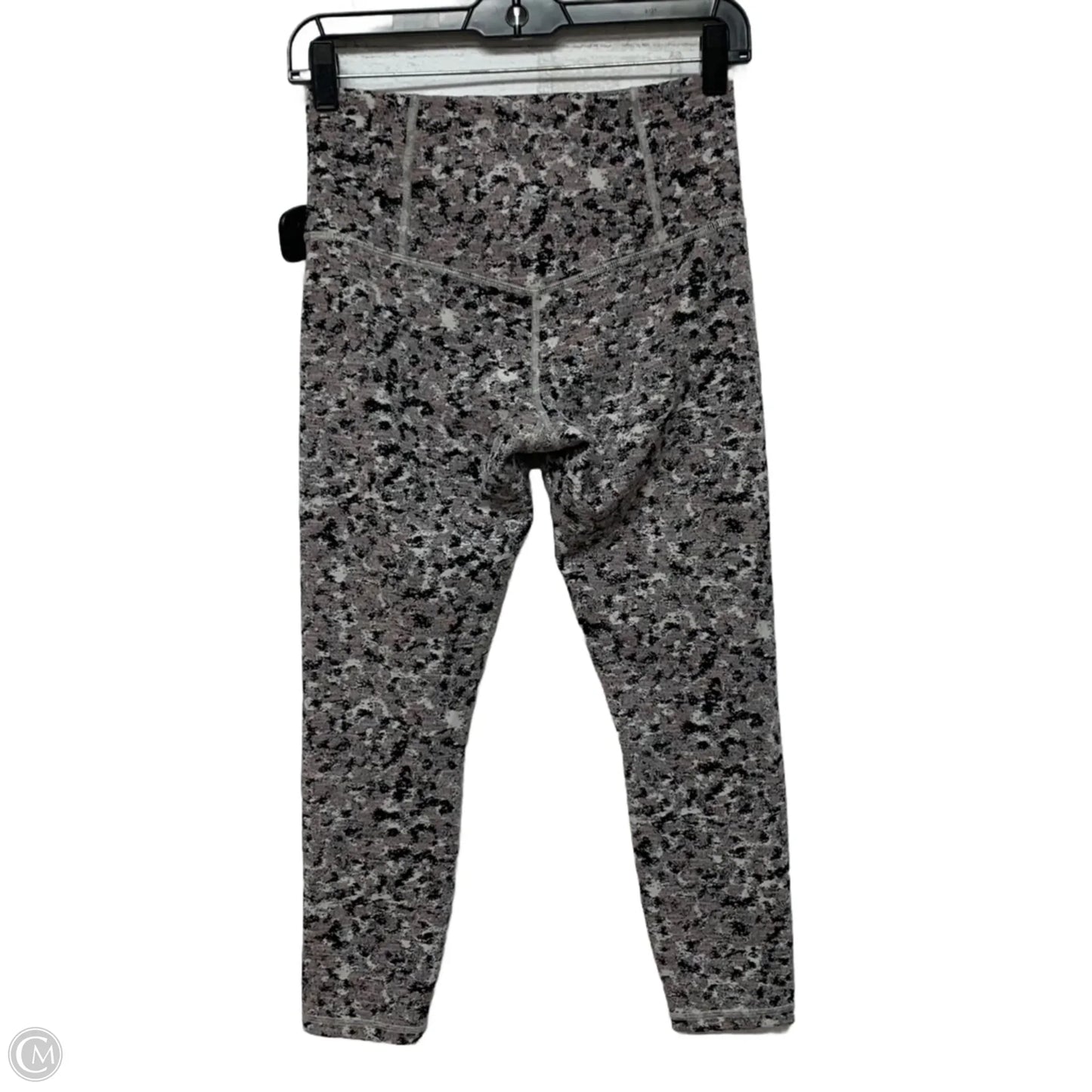 Athletic Leggings By Athleta In Black & Grey, Size: S