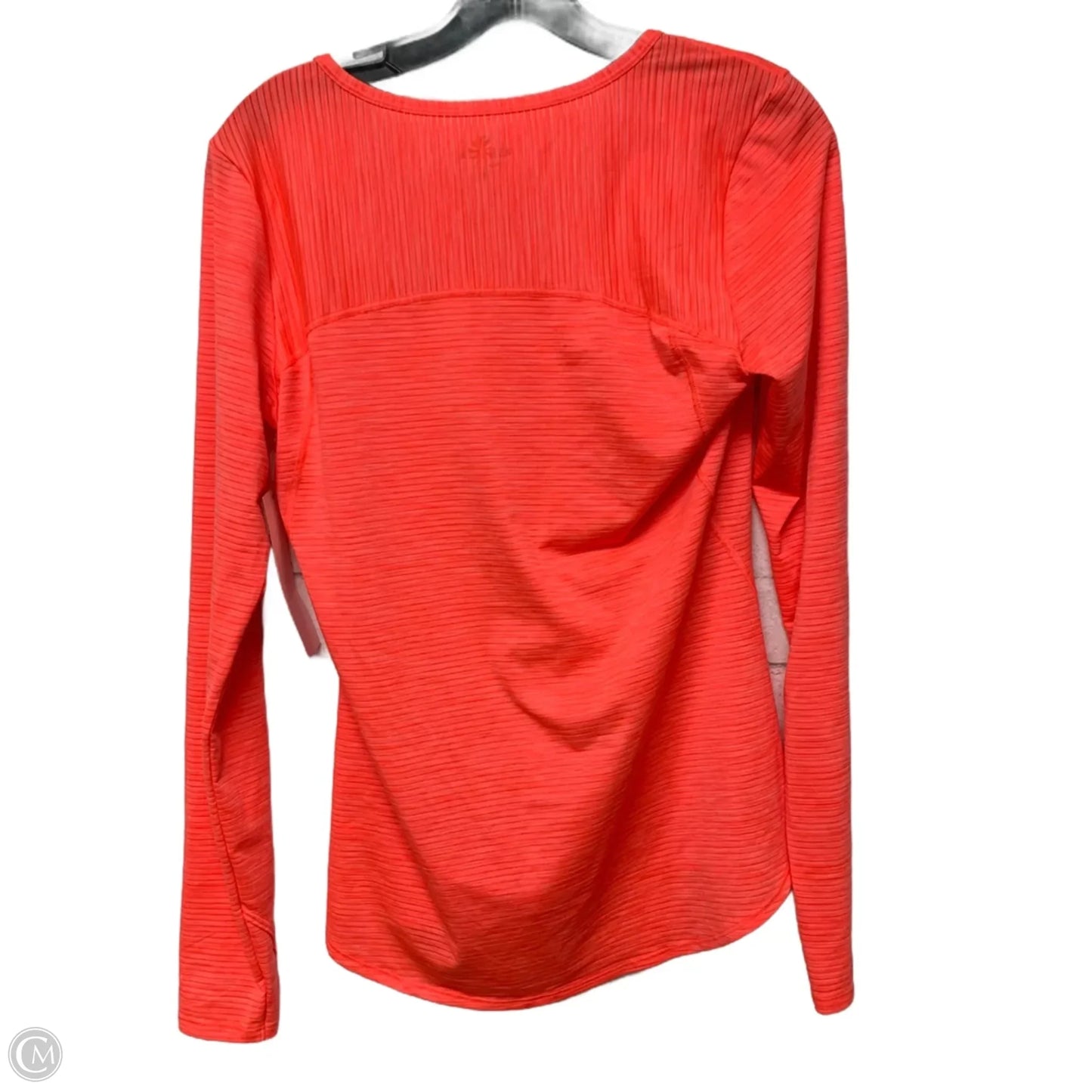 Athletic Top Long Sleeve Crewneck By Athleta In Orange, Size: M