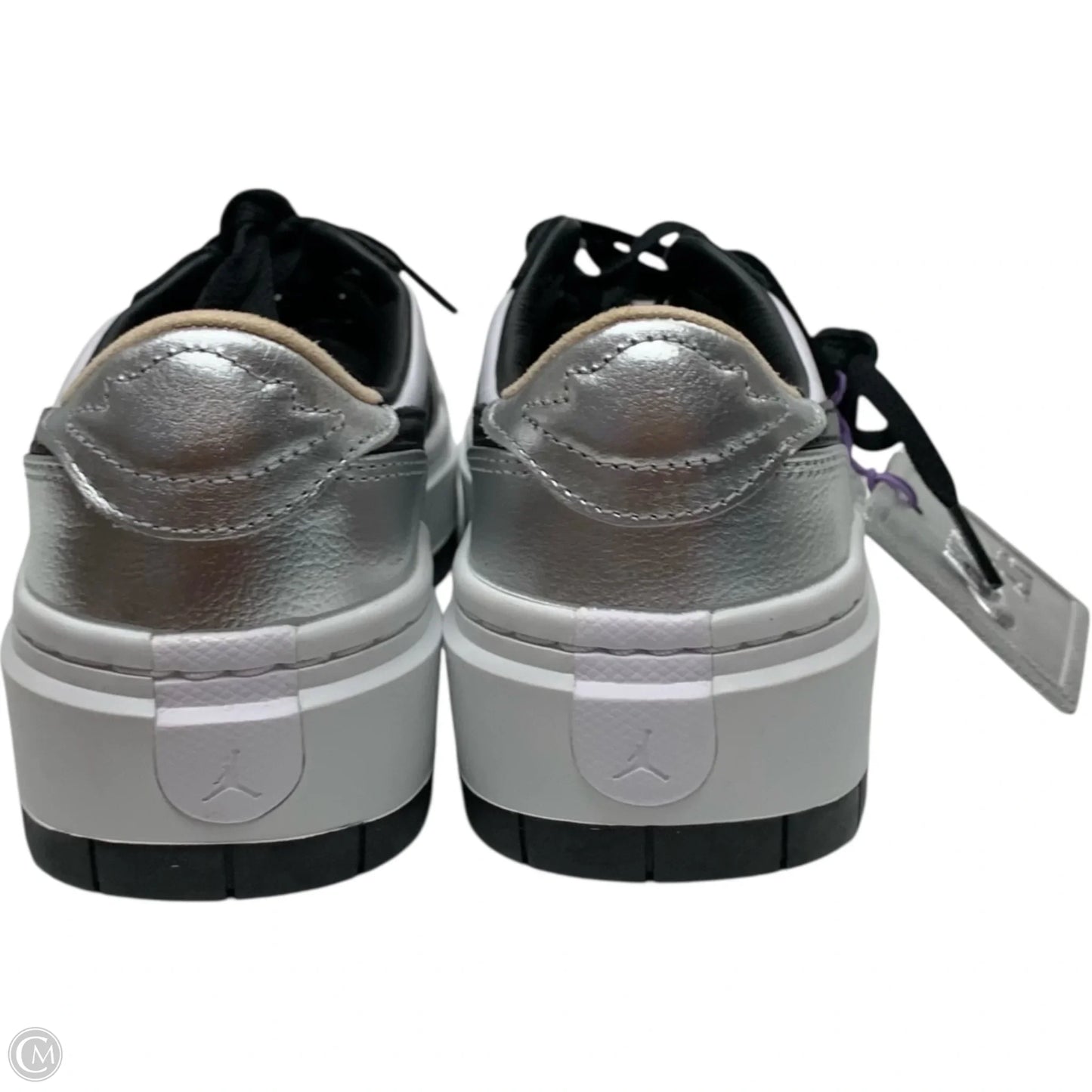 Shoes Sneakers By Nike In Black & Silver, Size: 7