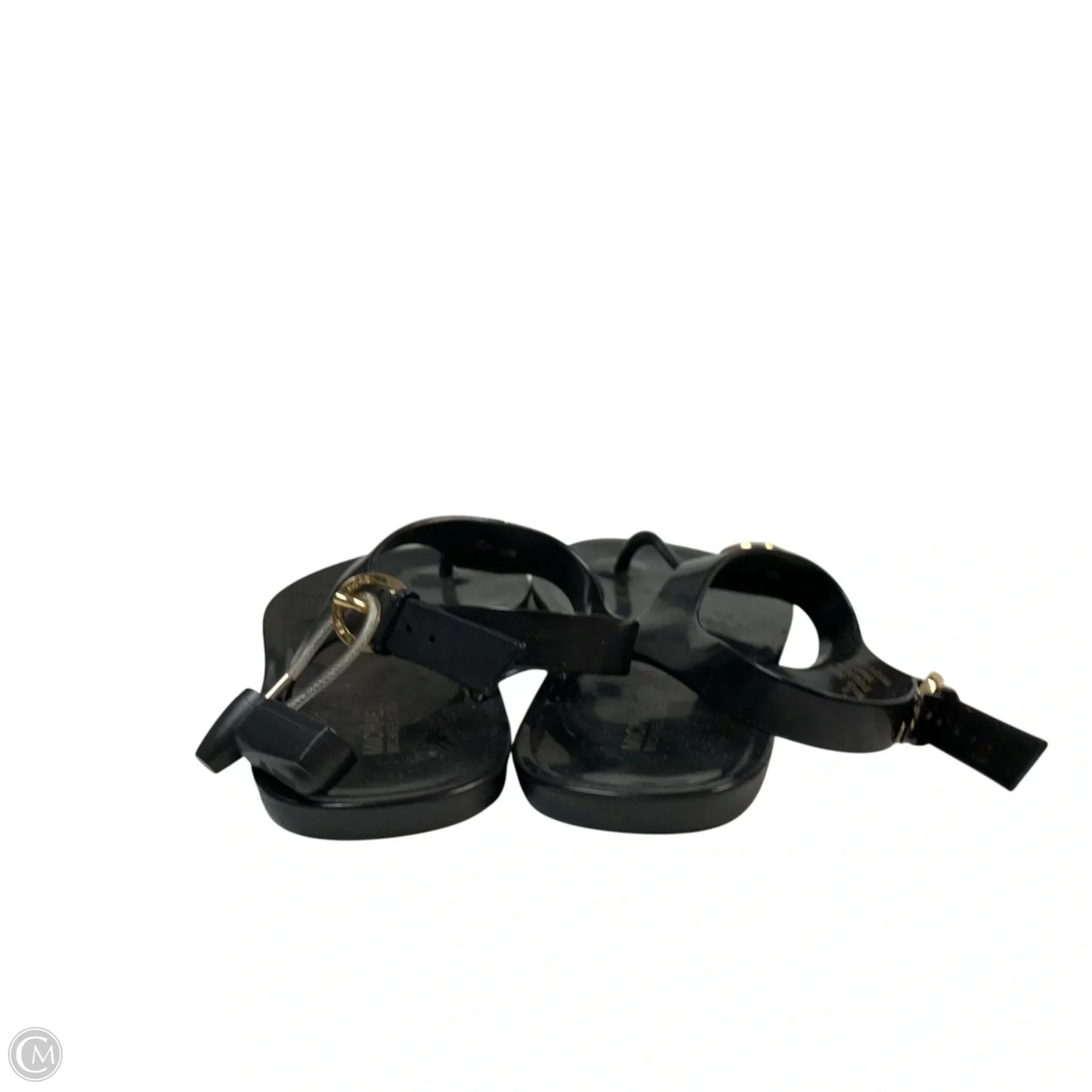 Sandals Flats By Michael By Michael Kors In Black, Size: 7