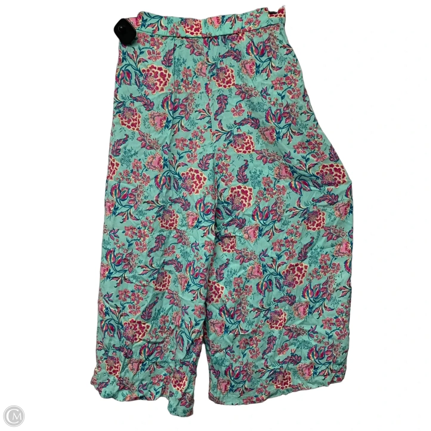 Pants Wide Leg By Mng In Blue & Pink, Size: 4