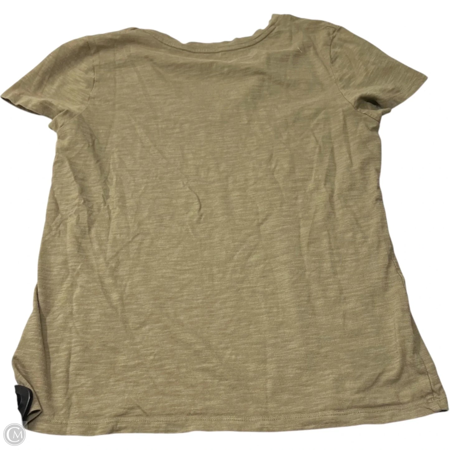 Top Short Sleeve Basic By Universal Thread In Beige, Size: M