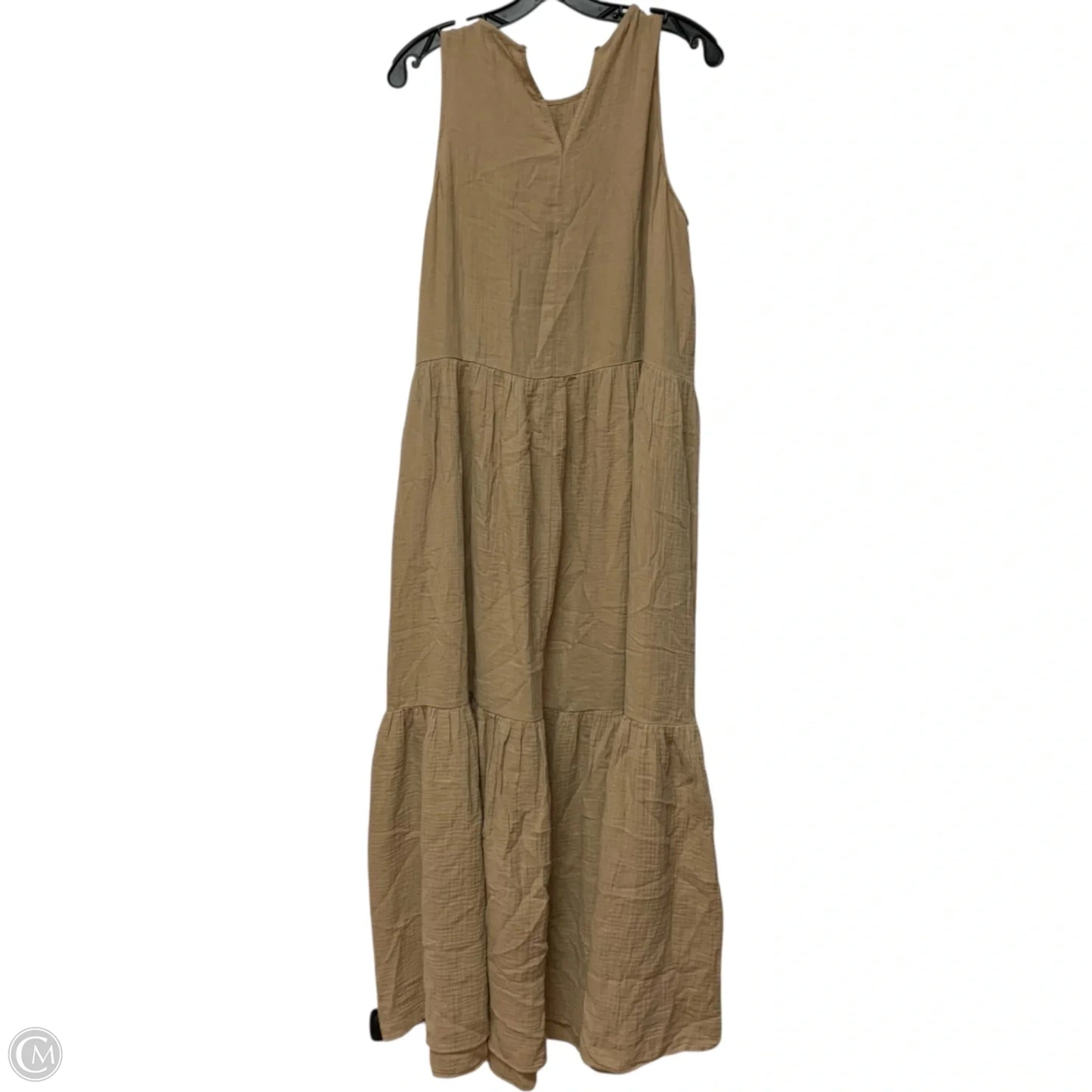 Dress Casual Maxi By Ann Taylor In Beige, Size: M