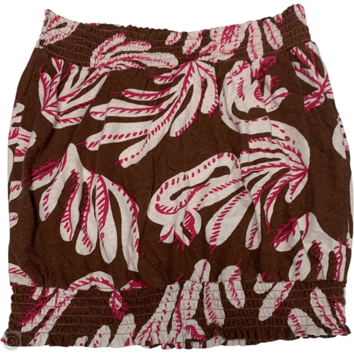 Top Sleeveless By Anthropologie In Brown & Pink, Size: Xs