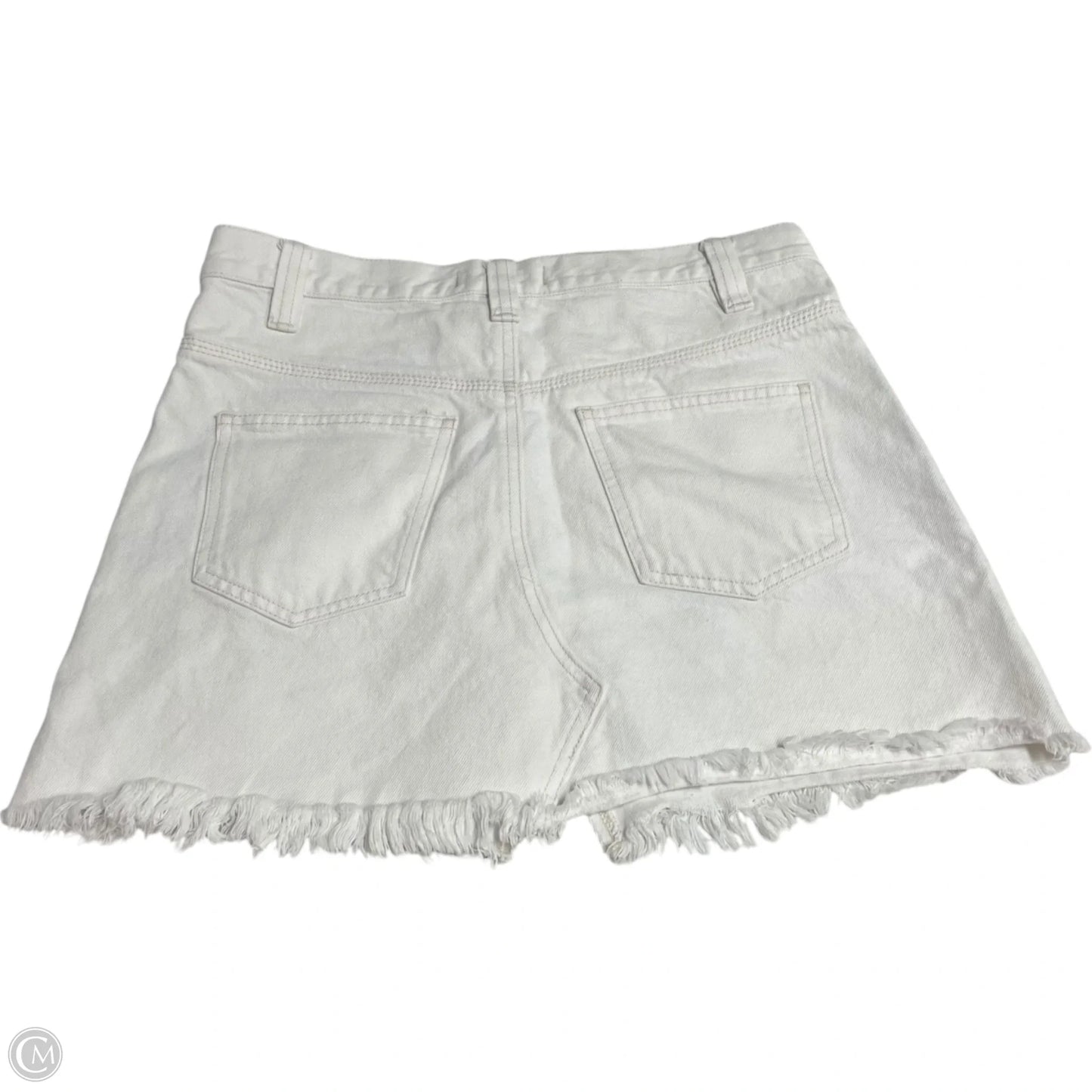 Skirt Mini & Short By We The Free In White Denim, Size: S