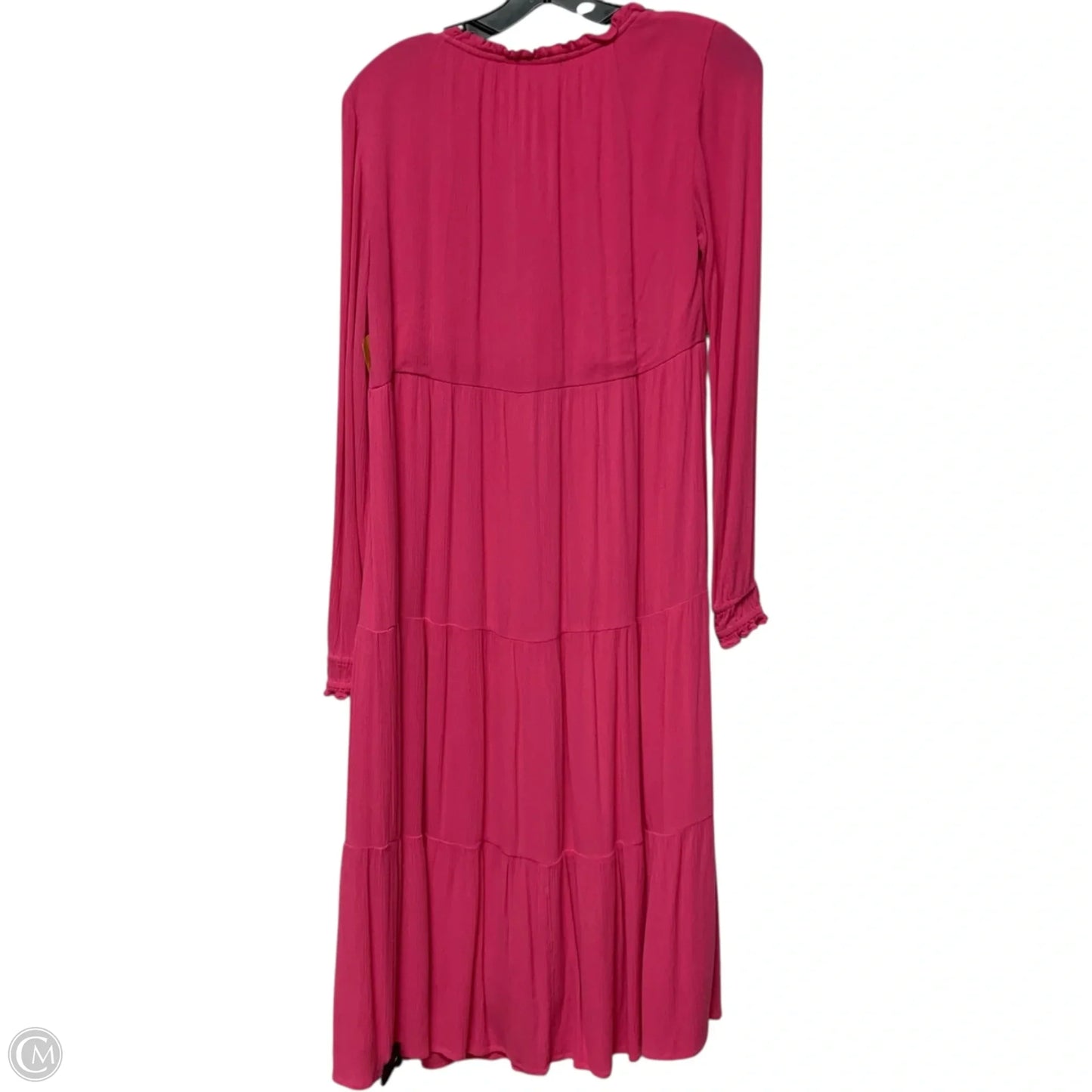 Dress Casual Midi By Loft In Pink, Size: Xs