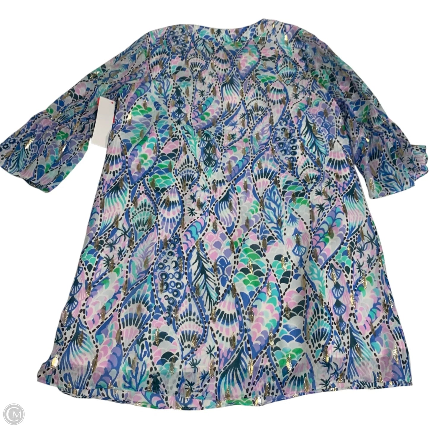 Dress Designer By Lilly Pulitzer In Blue & Purple, Size: S