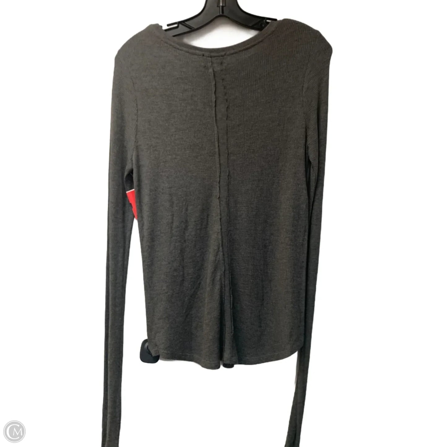 Top Long Sleeve By Terre Jones In Grey, Size: Xs