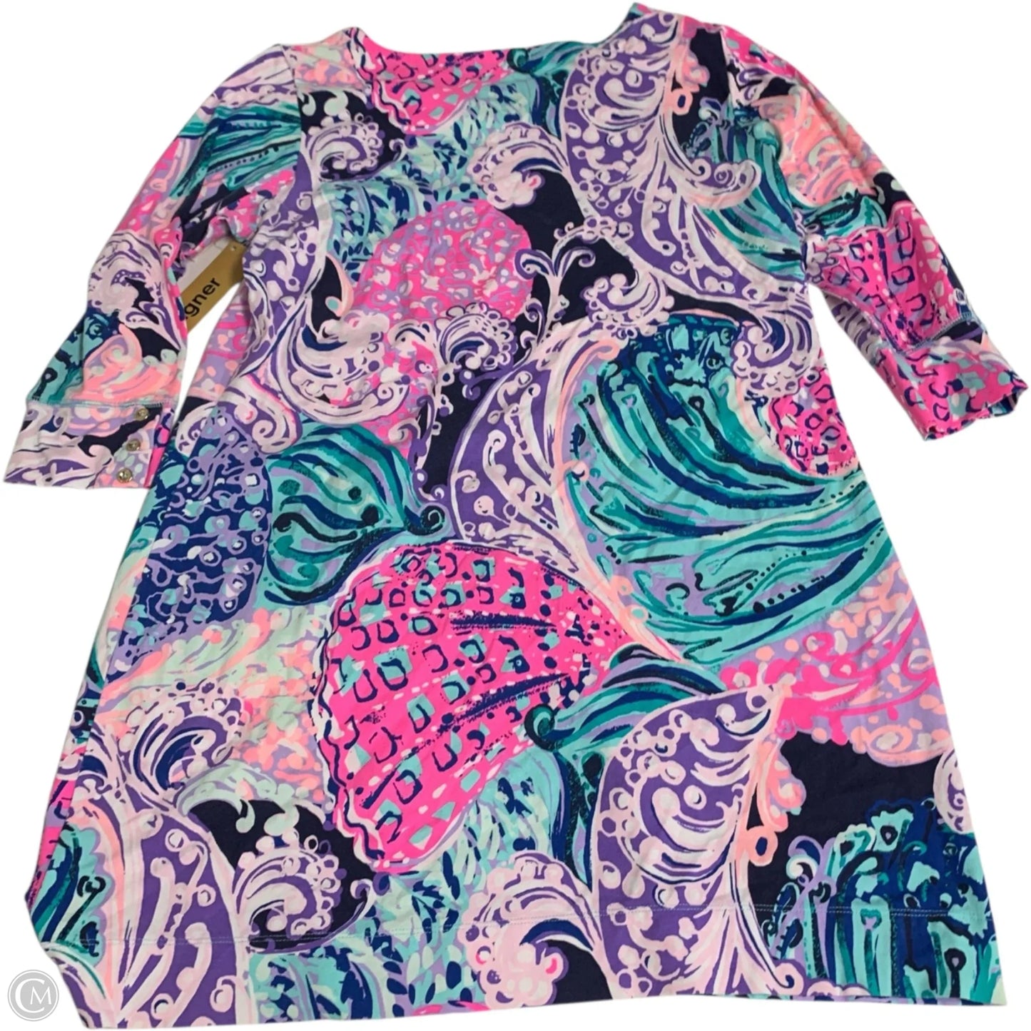 Dress Designer By Lilly Pulitzer In Blue & Purple, Size: Xl