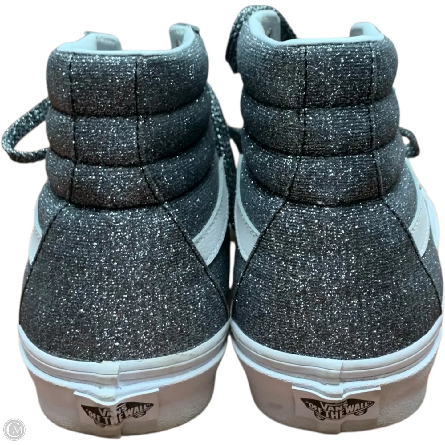 Shoes Sneakers By Vans In Silver, Size: 8.5