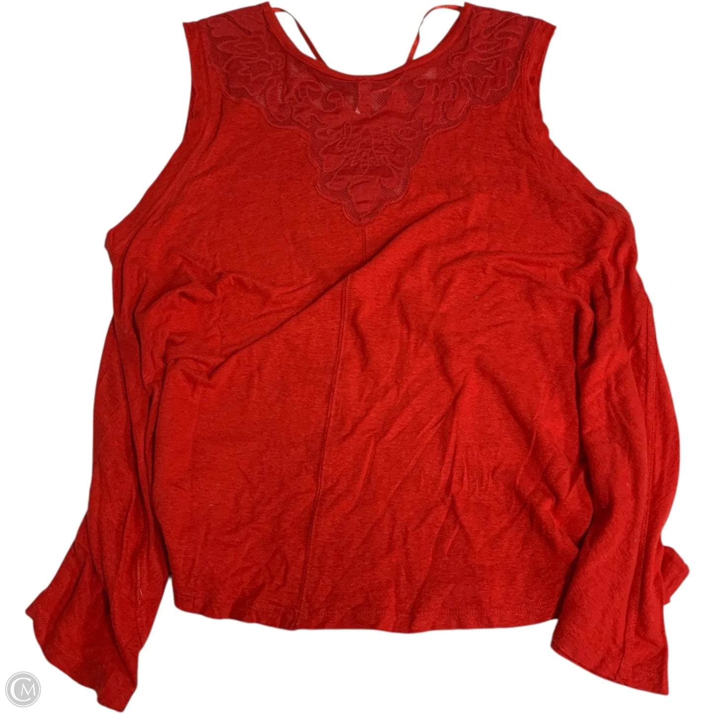 Top Sleeveless By Free People In Red, Size: M
