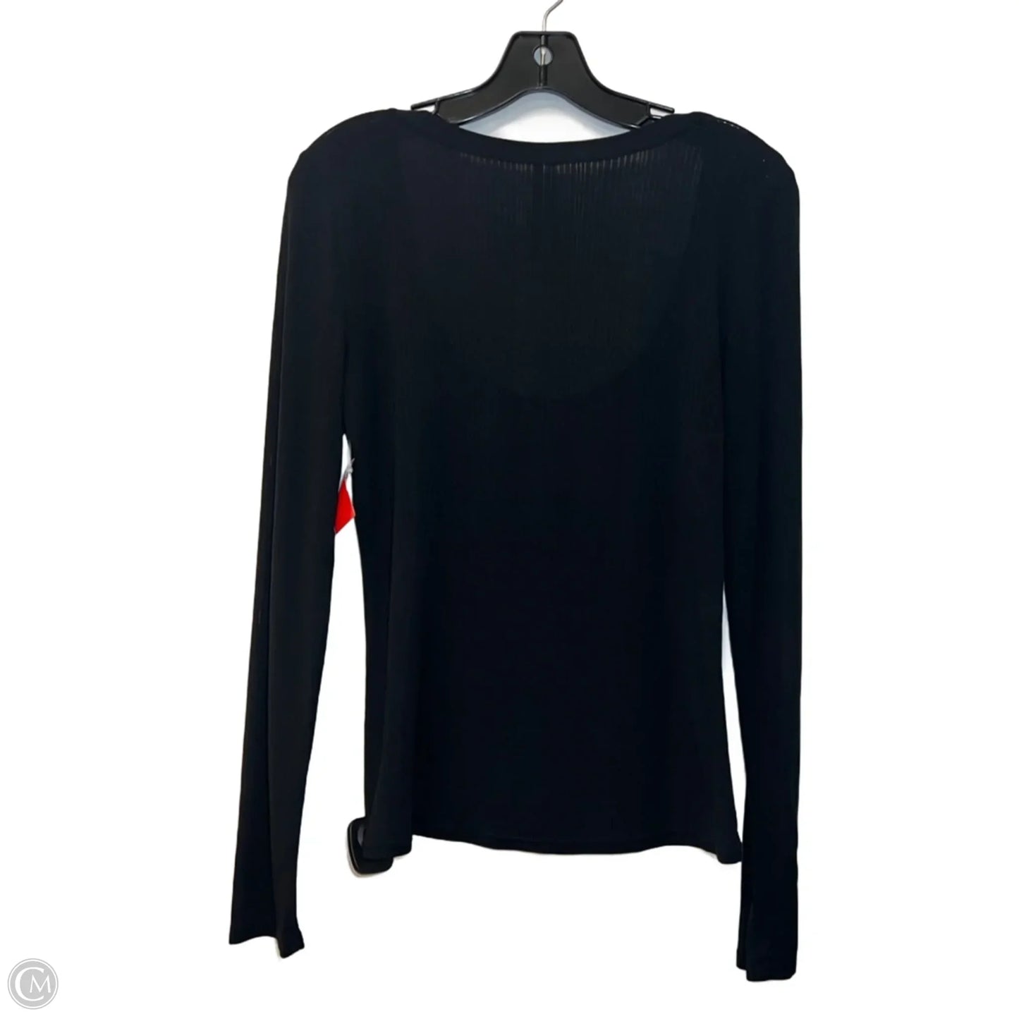 Top Long Sleeve By Anthropologie In Black, Size: S