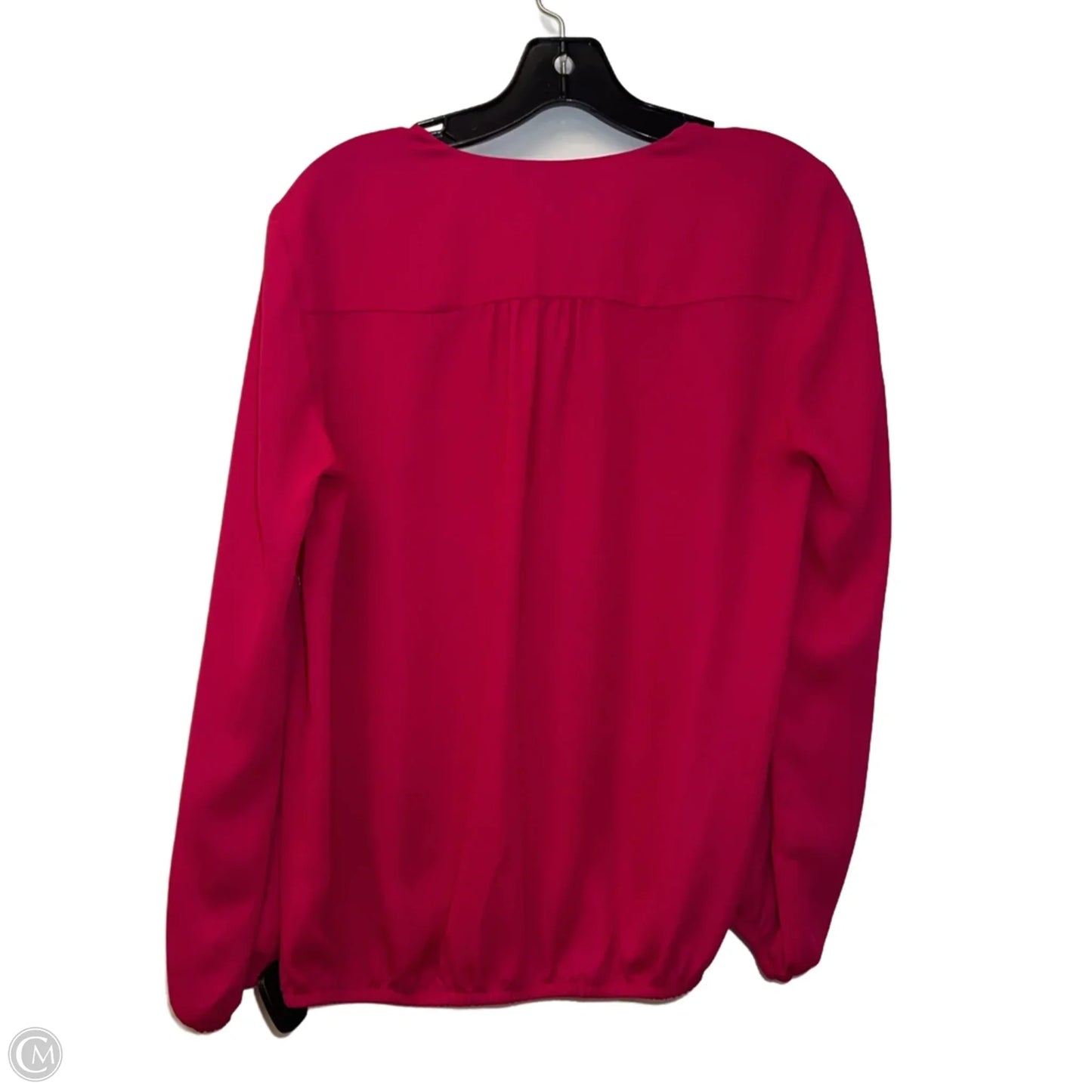 Blouse Long Sleeve By Chava In Pink, Size: S