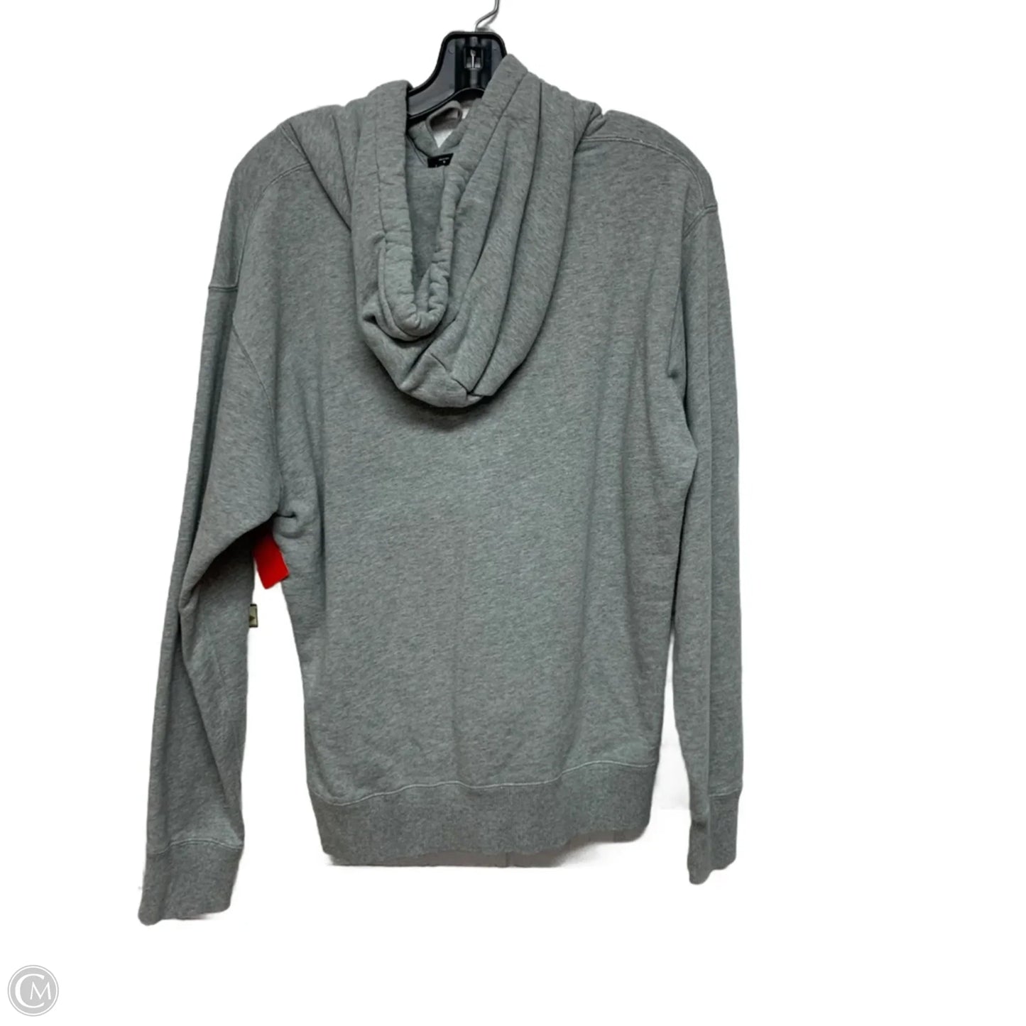 Sweatshirt Hoodie By Sprzny In Grey, Size: M