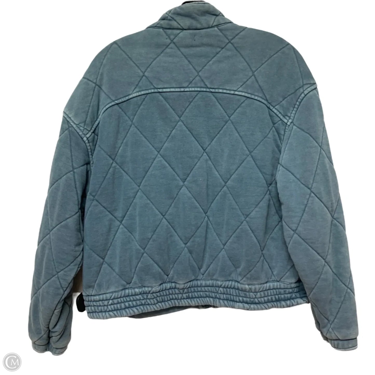 Jacket Puffer & Quilted By Forever 21 In Blue, Size: M
