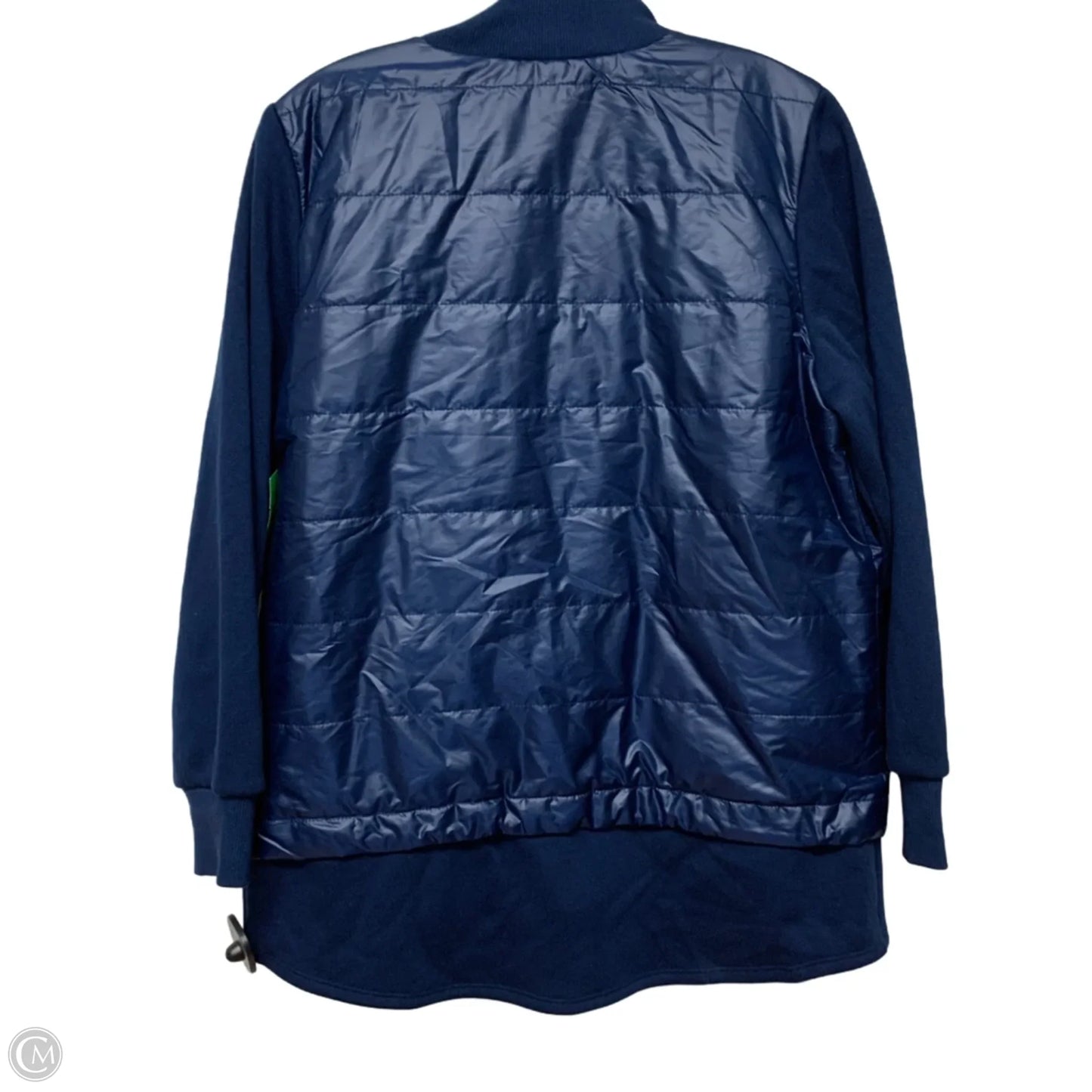 Jacket Puffer & Quilted By Chicos In Blue, Size: M