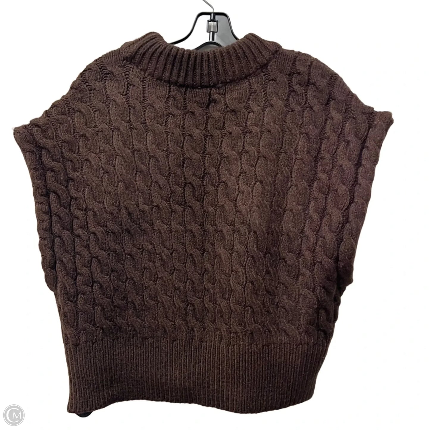 Vest Sweater By Anthropologie In Brown, Size: S
