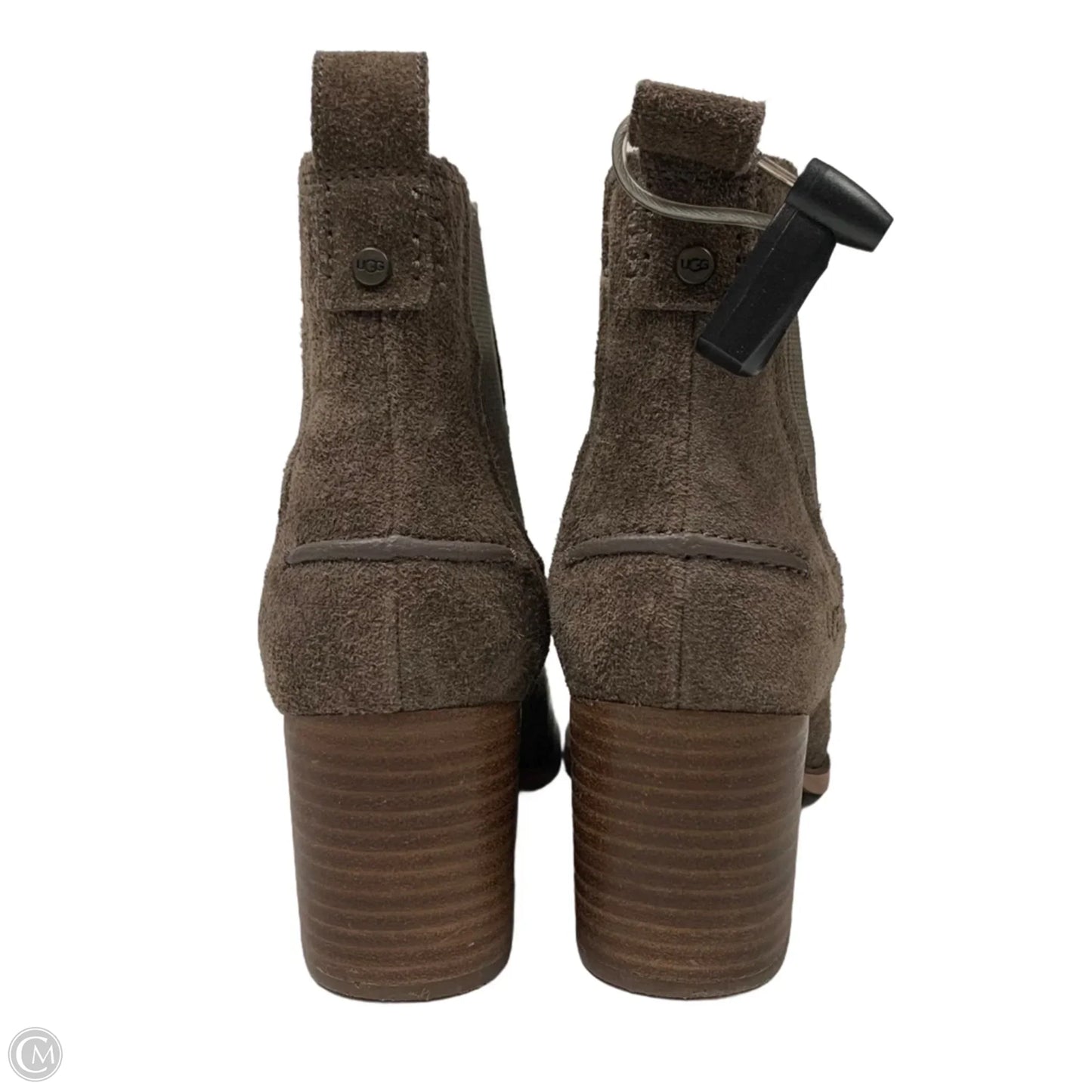 Boots Designer By Ugg In Taupe, Size: 9.5