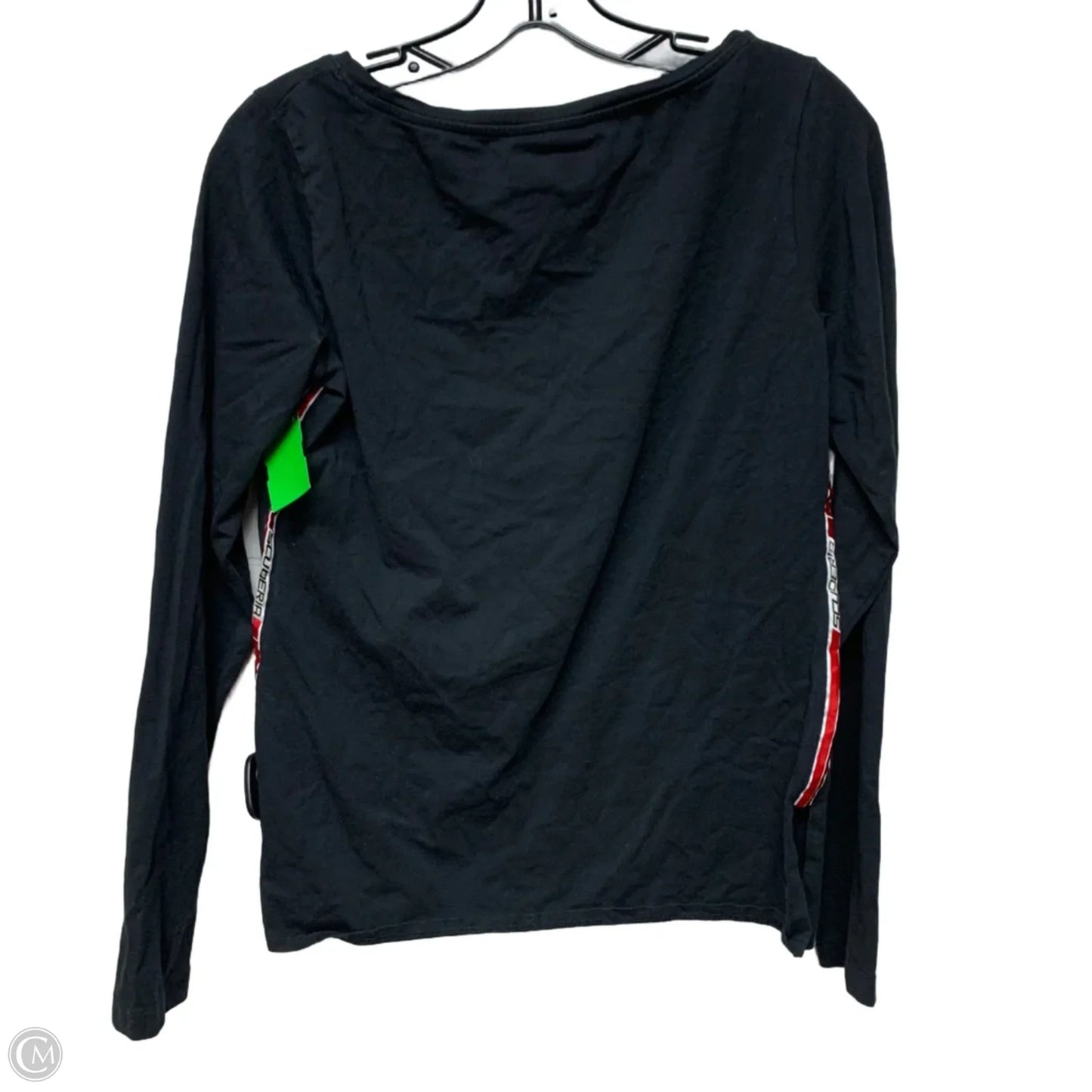 Top Long Sleeve By Ferrari In Black, Size: S