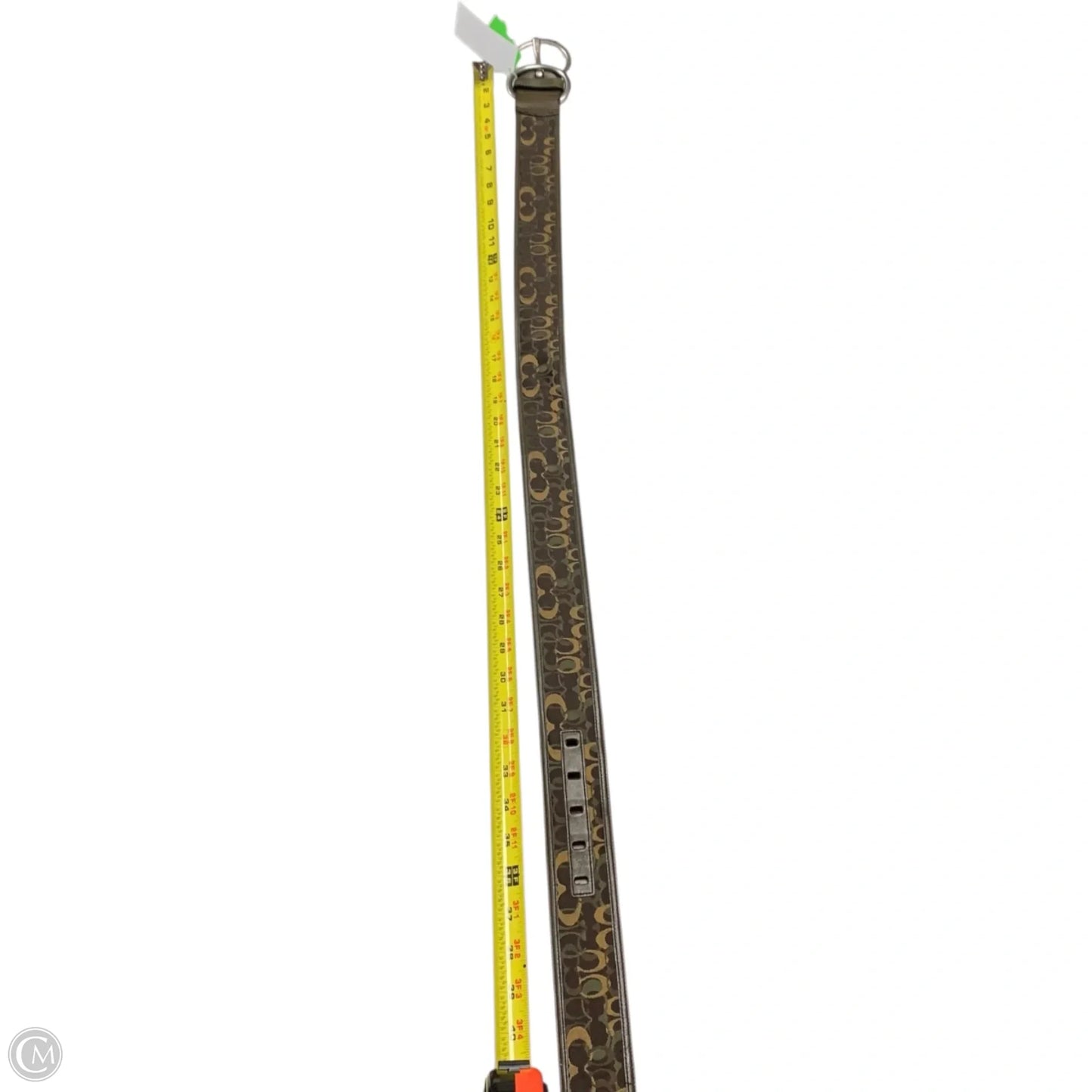 Belt Designer By Coach, Size: Medium