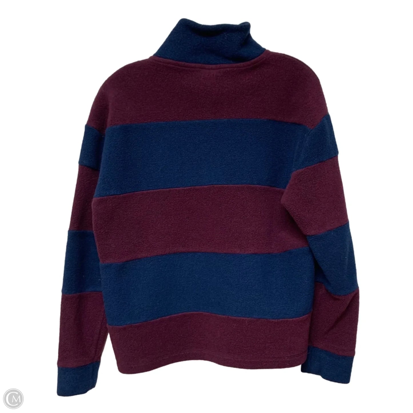 Sweatshirt Collar By Pink In Blue & Red, Size: Xs