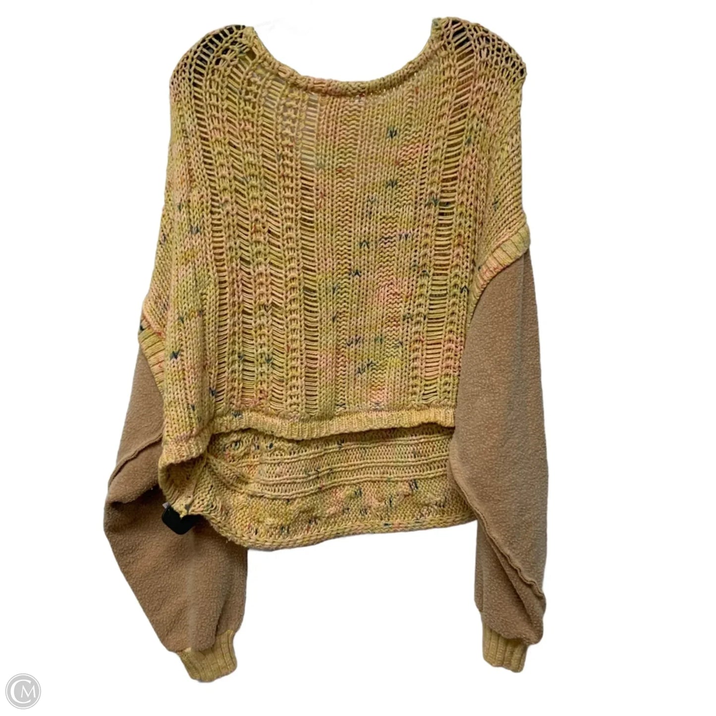 Sweater By Free People In Yellow, Size: M