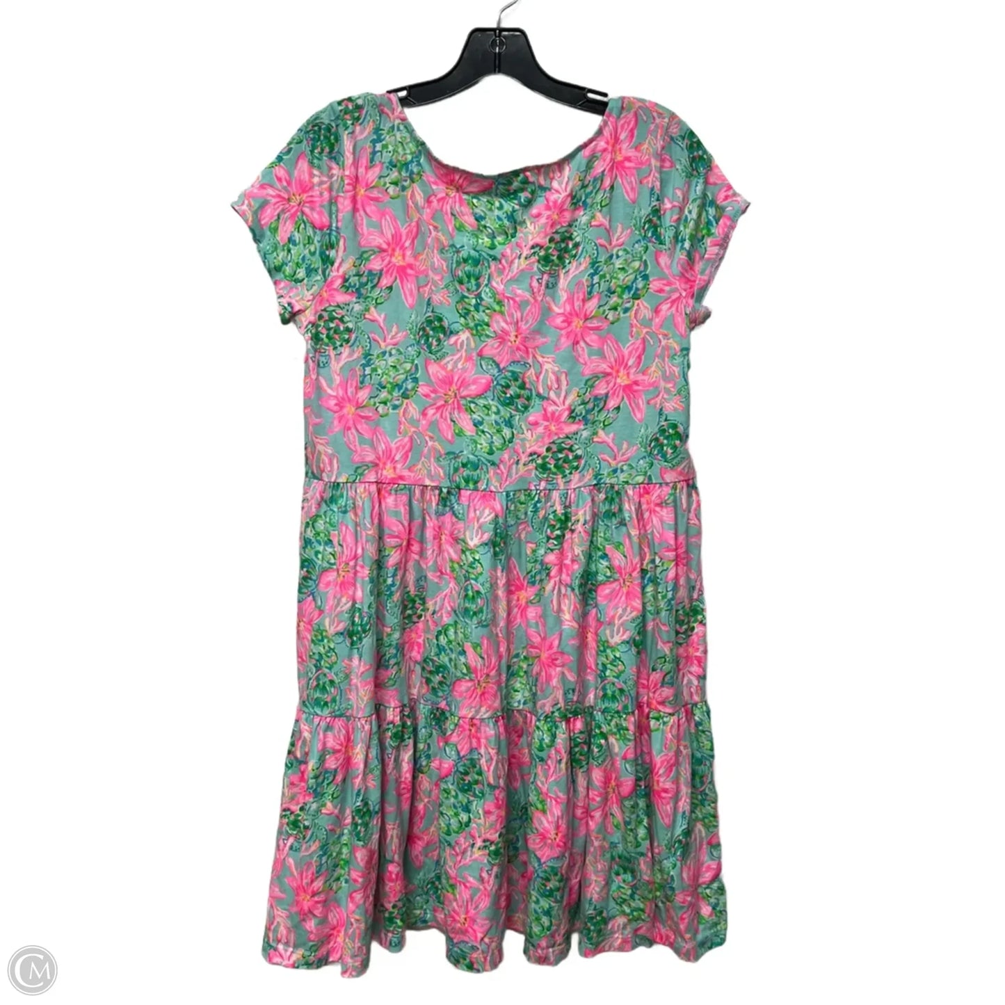 Dress Designer By Lilly Pulitzer In Blue & Pink, Size: M