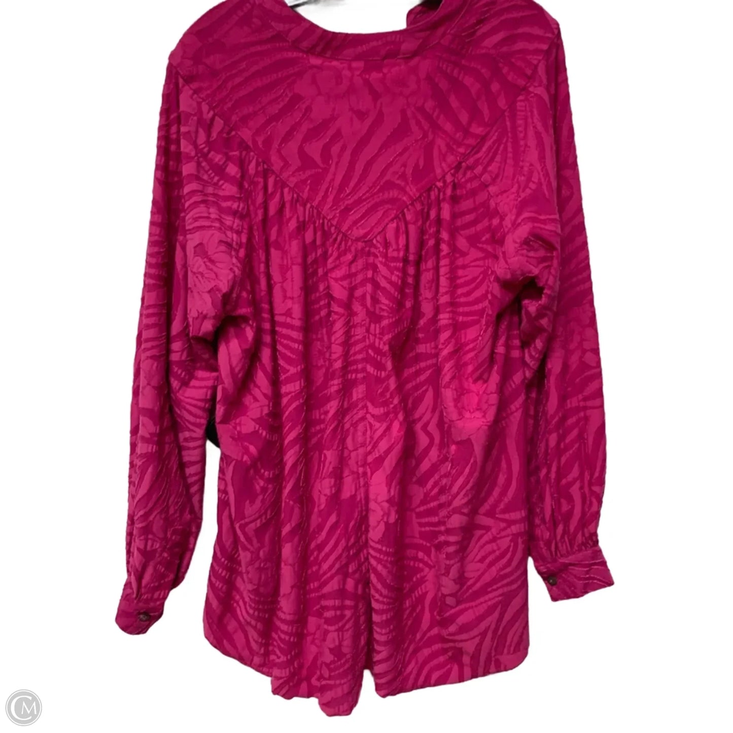 Top Long Sleeve By Free People In Pink, Size: Xs