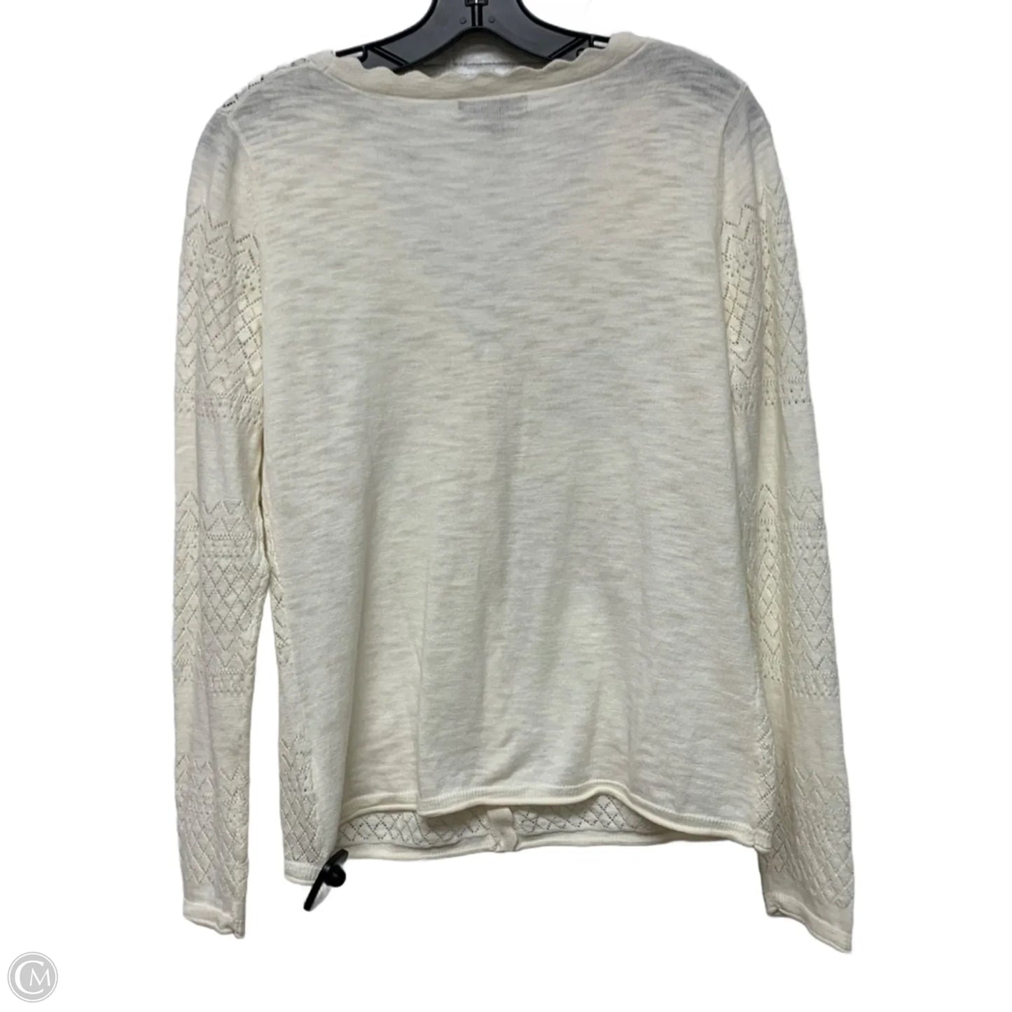 Cardigan Designer By Frye In Cream, Size: S