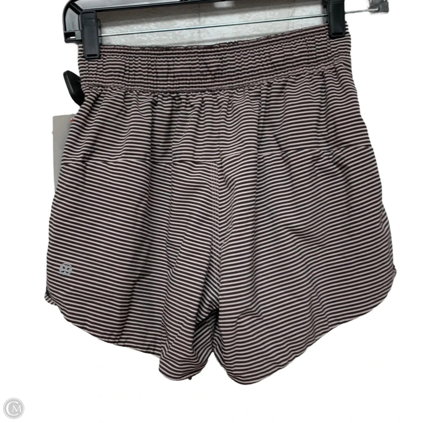 Athletic Shorts By Lululemon In Grey & Pink, Size: S