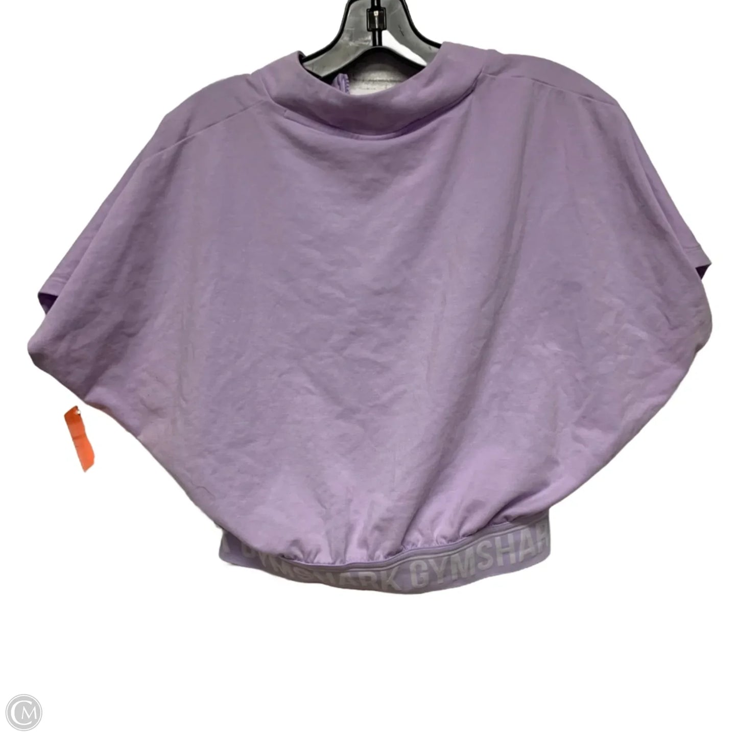 Athletic Top Short Sleeve By Gym Shark In Purple, Size: M