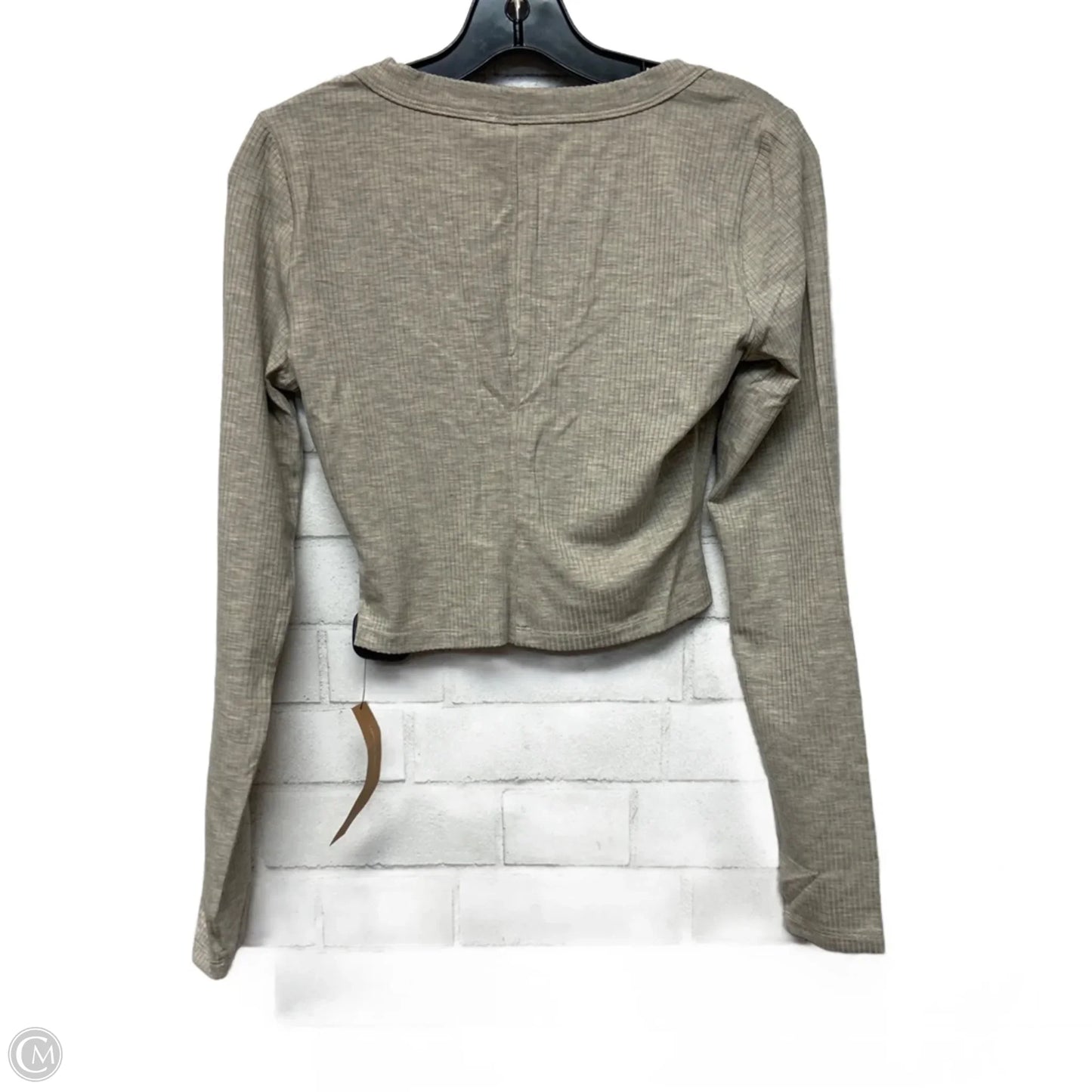Top Long Sleeve By Reformation In Beige, Size: M