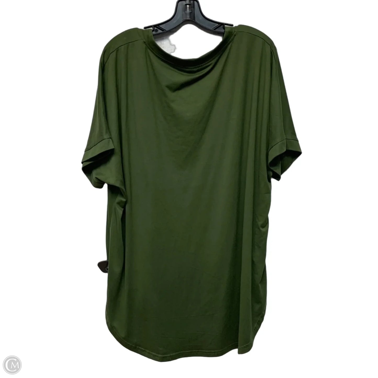 Top Short Sleeve In Green, Size: 2x